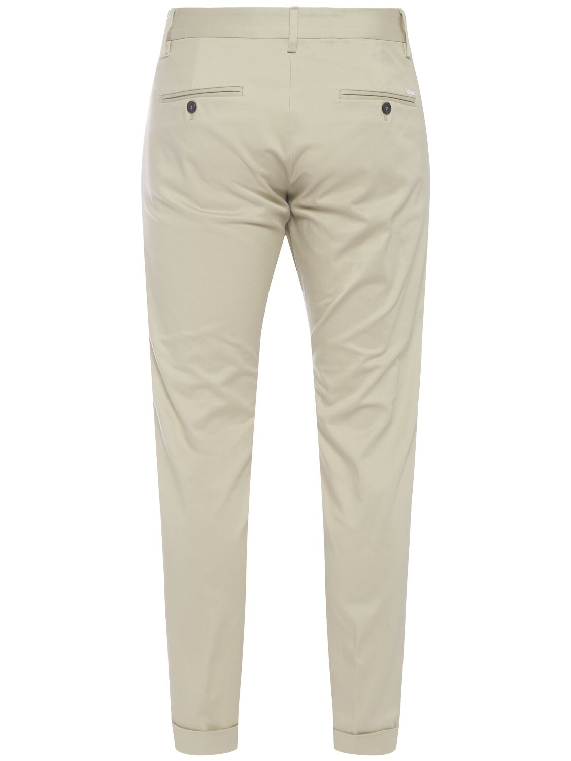 Shop Dsquared2 Cool Guy Stretch Cotton Pants In Beige