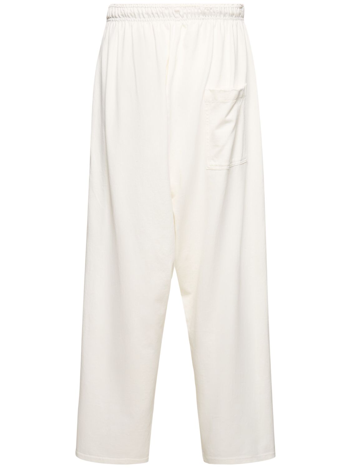 Shop Hed Mayner Cotton Jersey Pants In Natural
