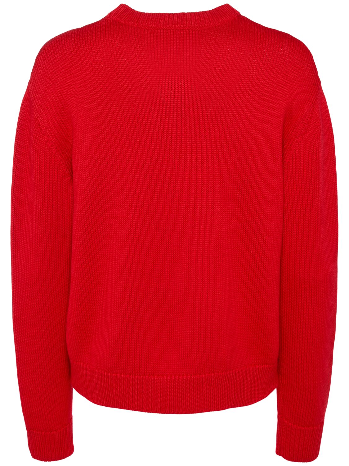 Shop Dsquared2 Crewneck Bear Logo Sweater In Rot