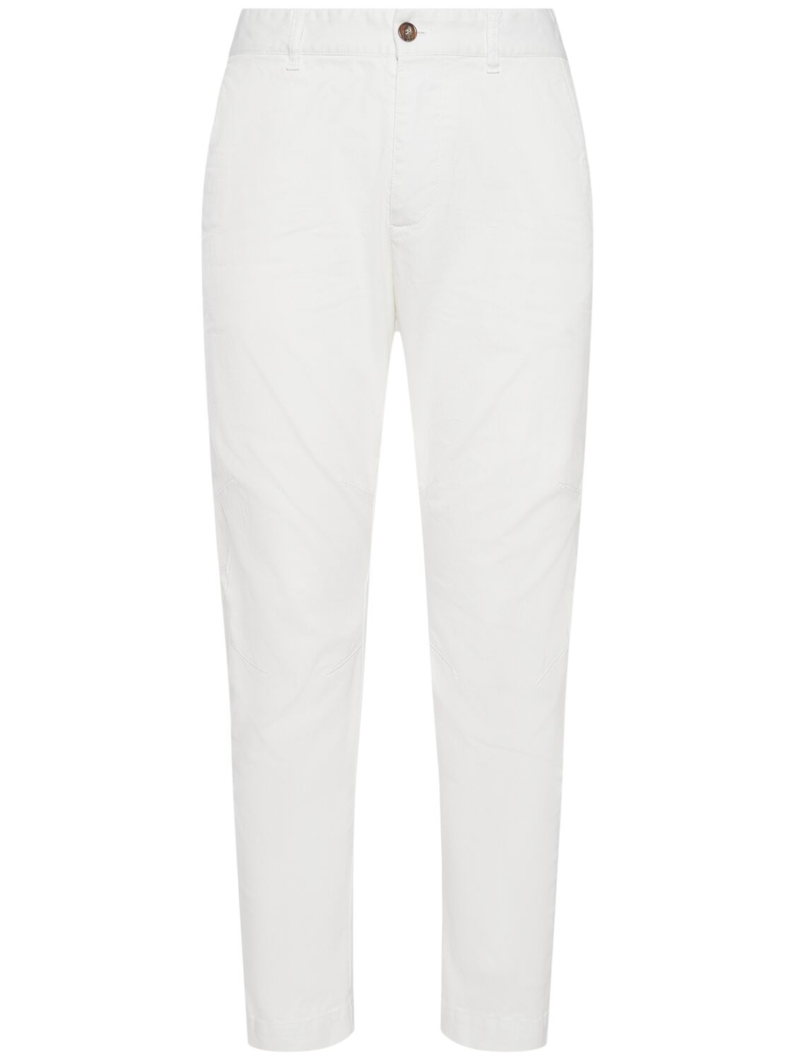 Dsquared2 Sexy Cotton Chino Pants In White
