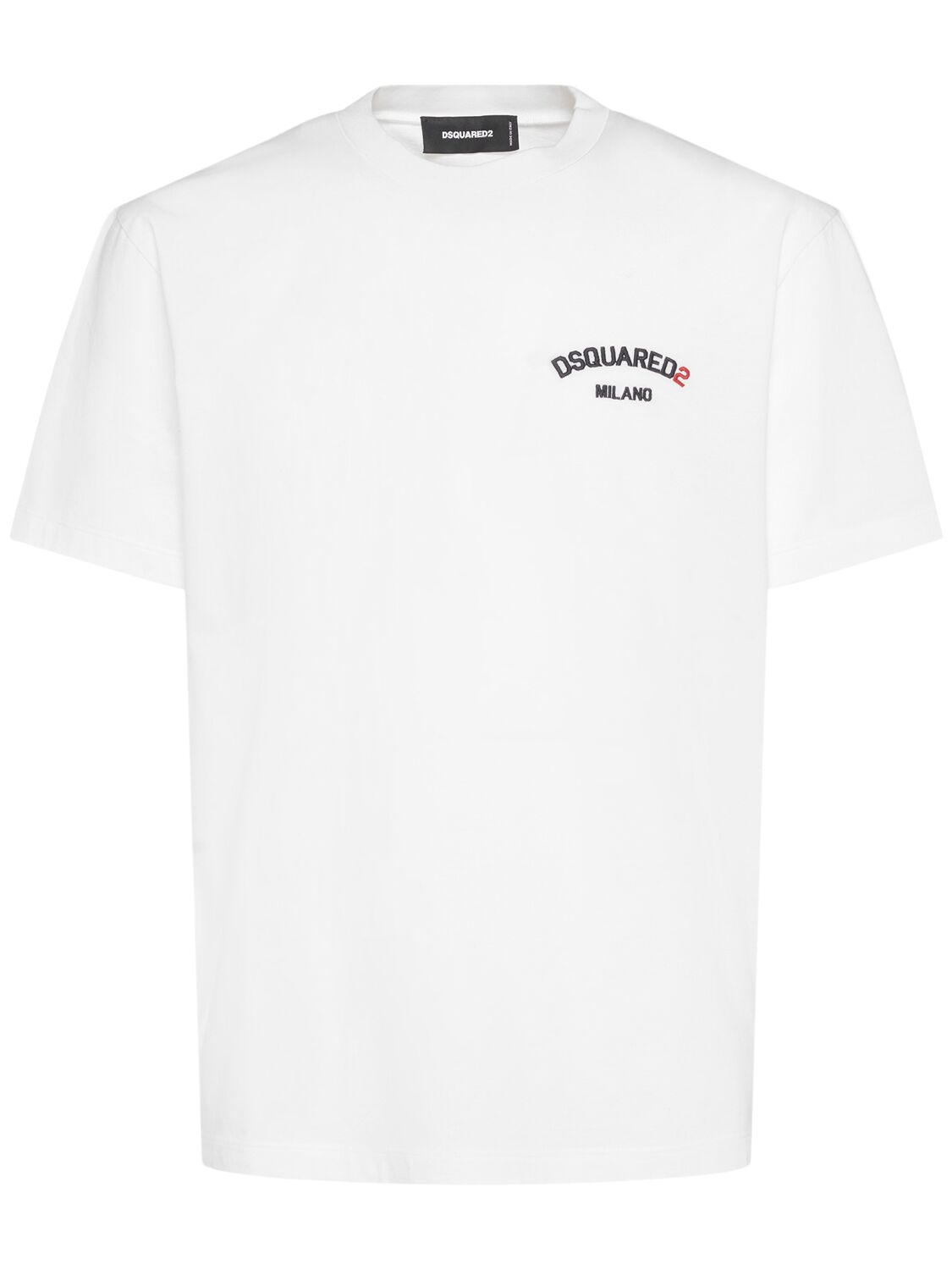 Dsquared2 Regular Fit Logo T-shirt In White