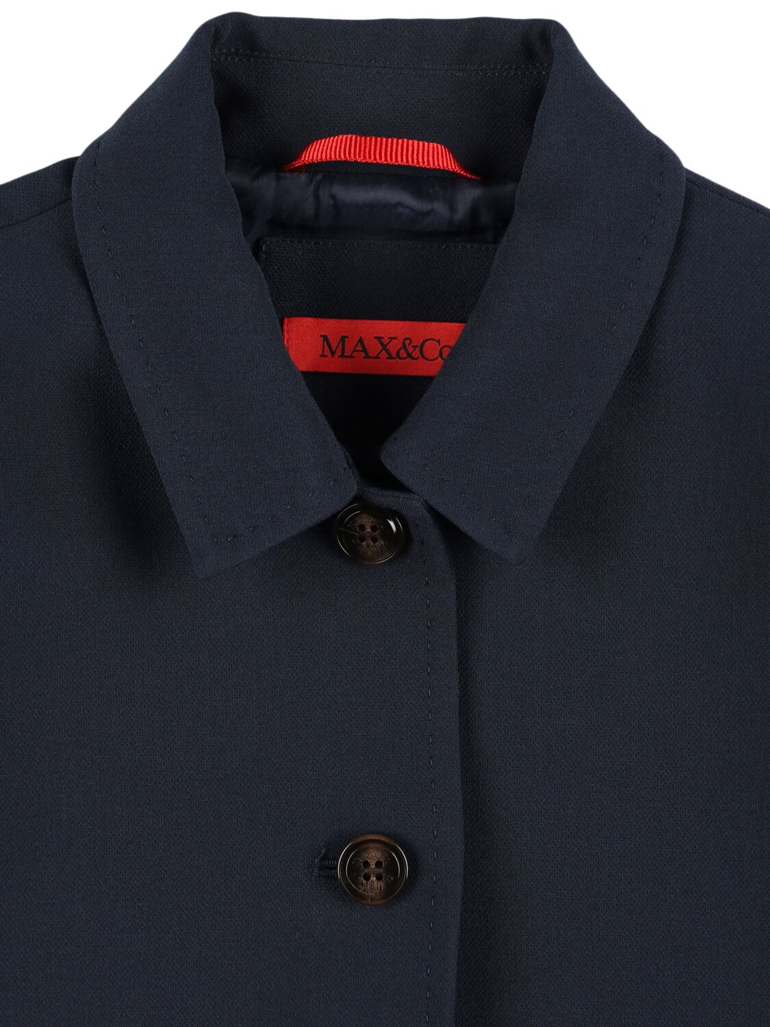 Shop Max & Co Denim Jacket In Navy