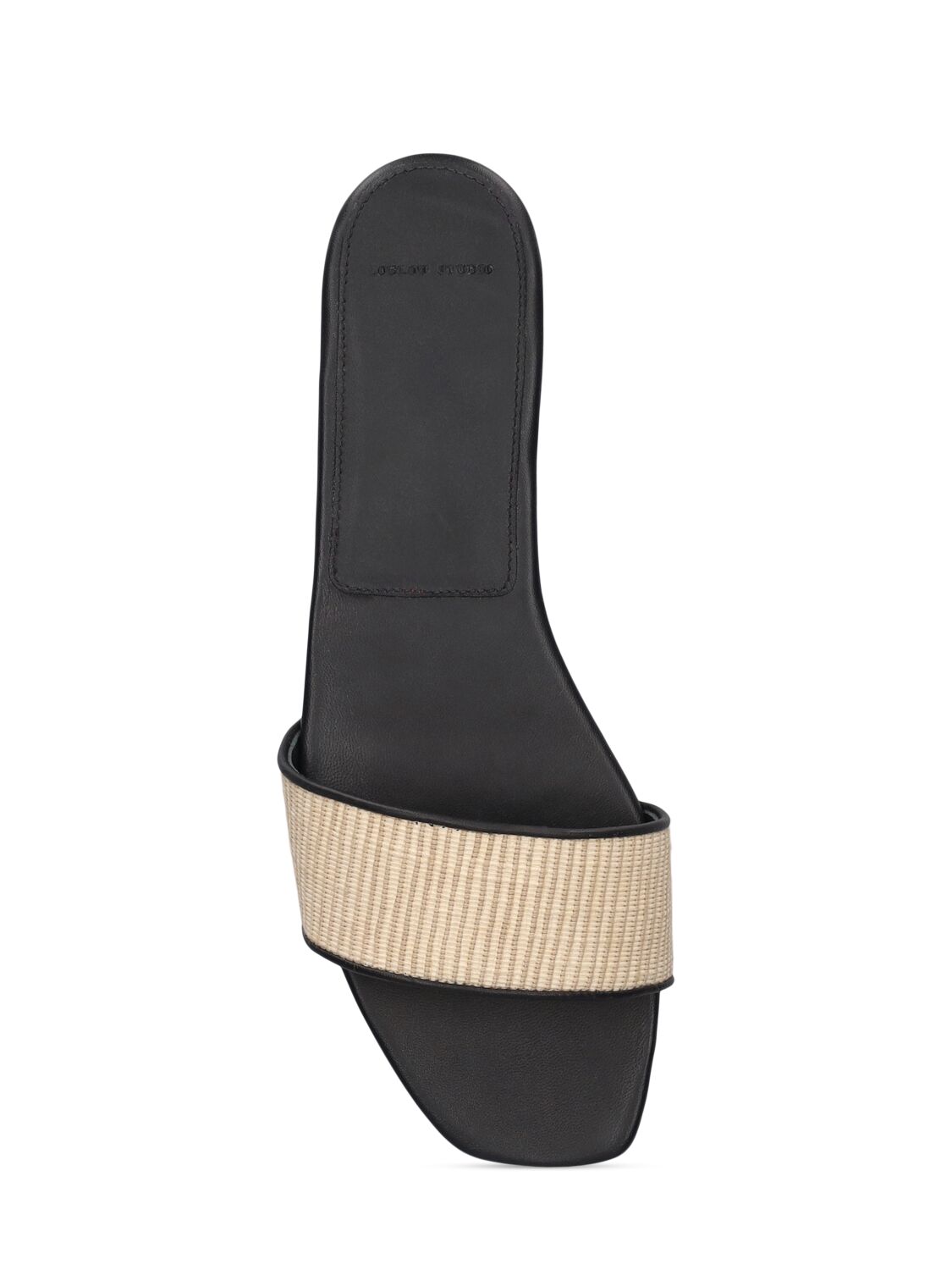 5mm hades cotton & leather flat sandals - Loulou Studio - Women  | Luisaviaroma