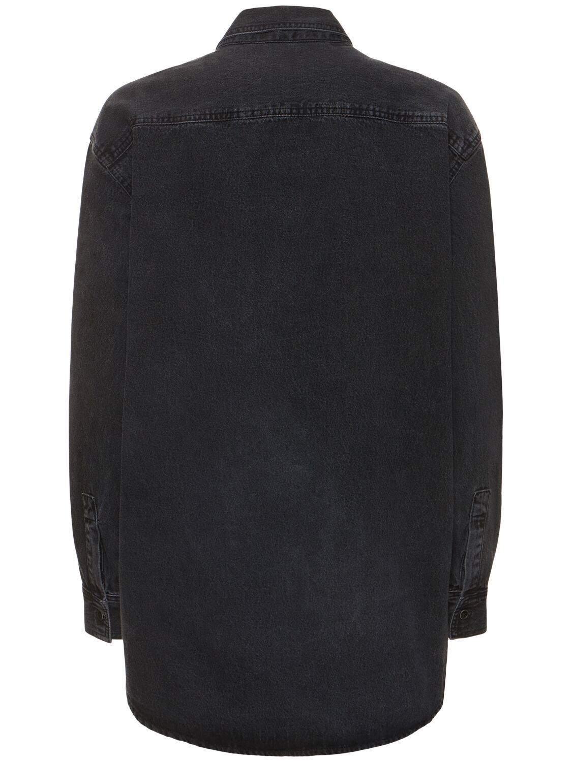 Shop Marant Etoile Verane Cotton Shirt In Black