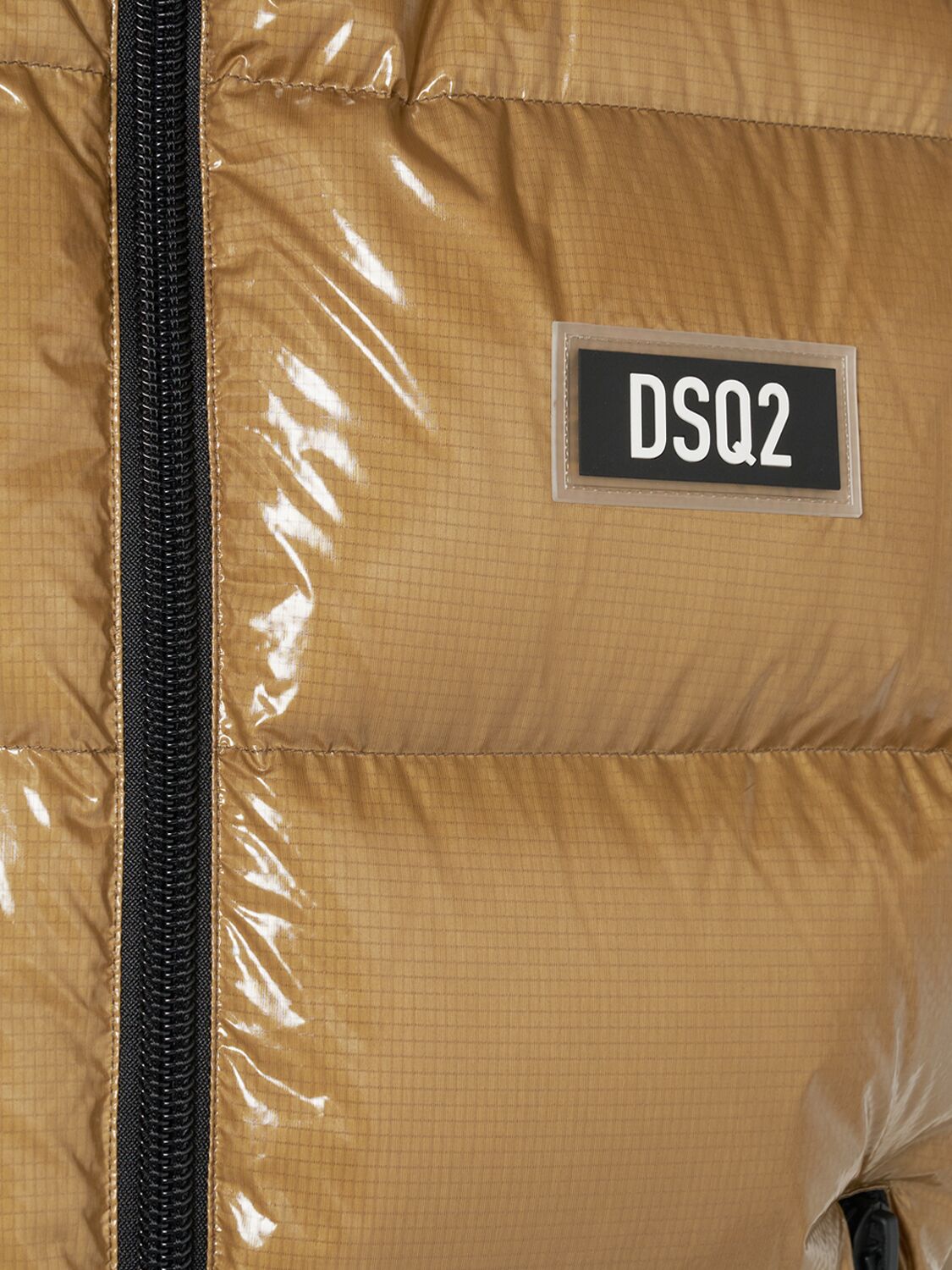 Shop Dsquared2 Ultra Light Ripstop Down Vest In Walnut