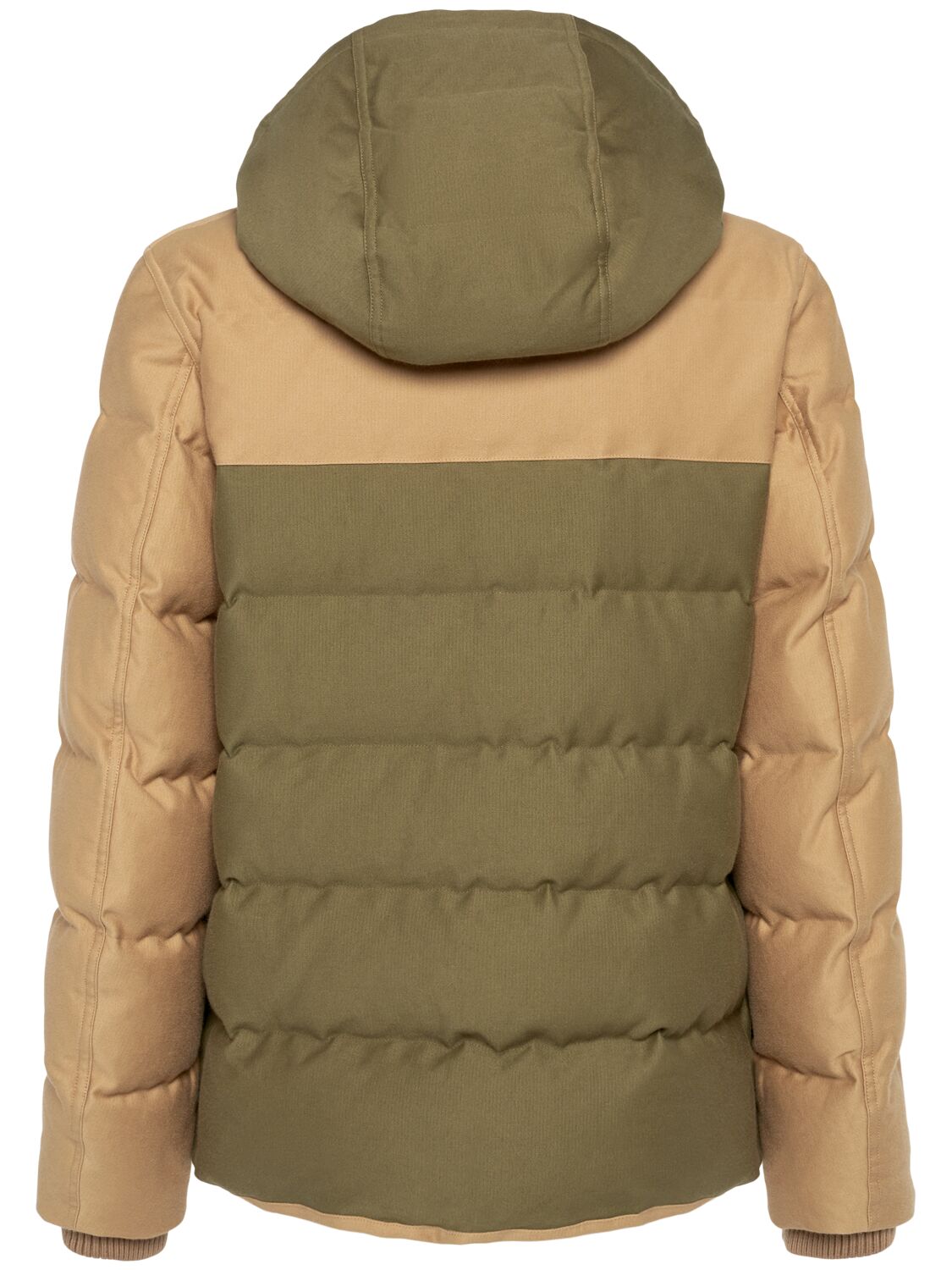 Shop Dsquared2 Cotton Utility Puffer Jacket In Fir Green