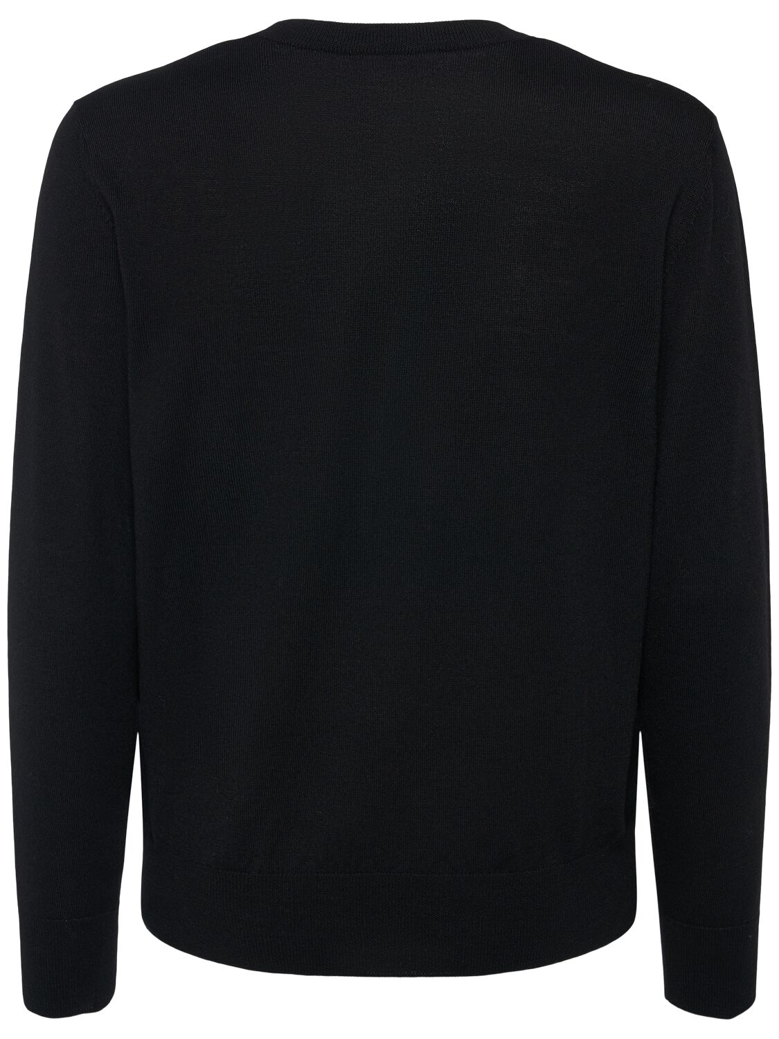 Shop Dsquared2 Ceresio 9 Wool Crewneck Sweater In Black