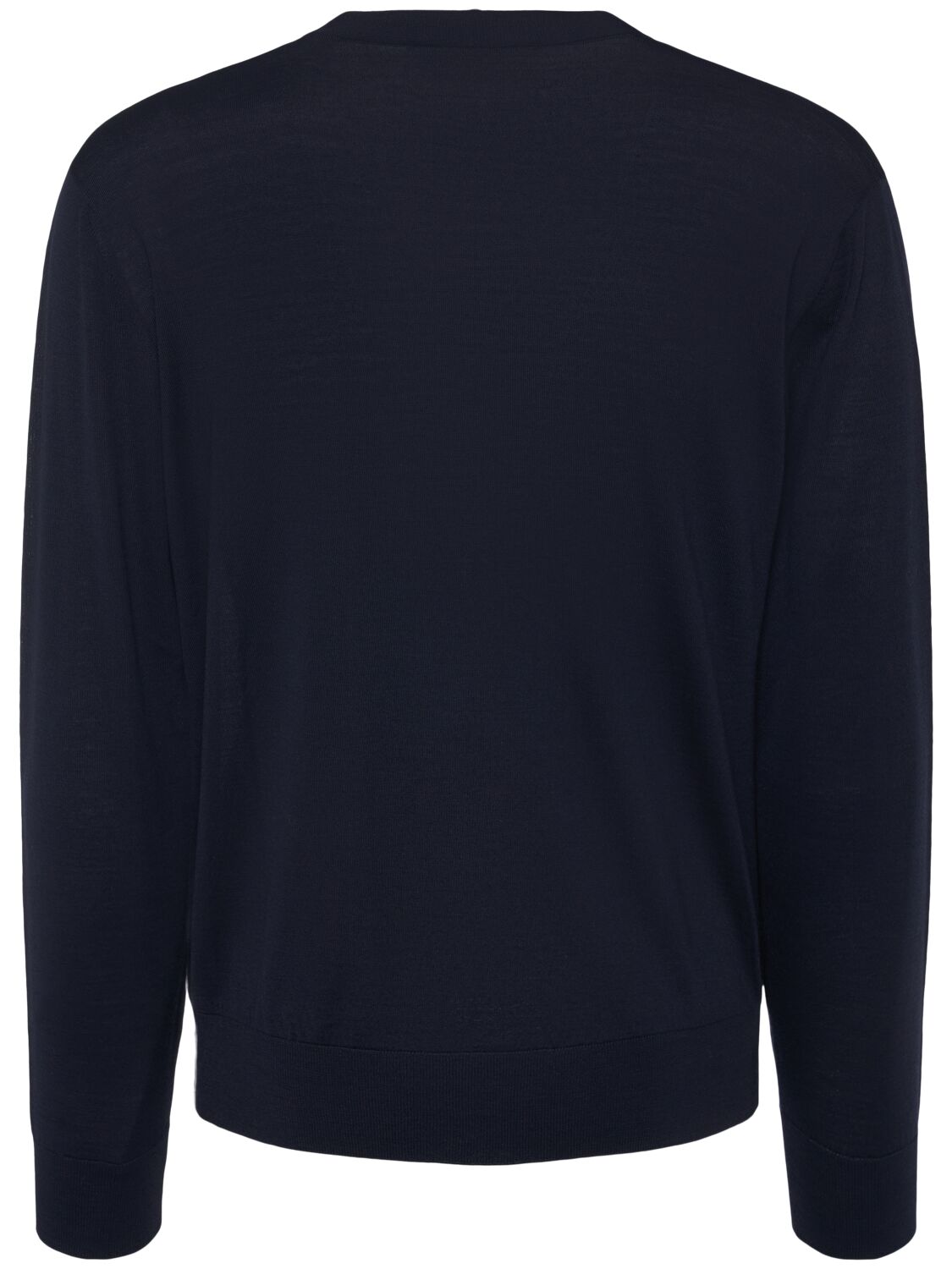 Shop Dsquared2 Knit Wool Cardigan In Navy