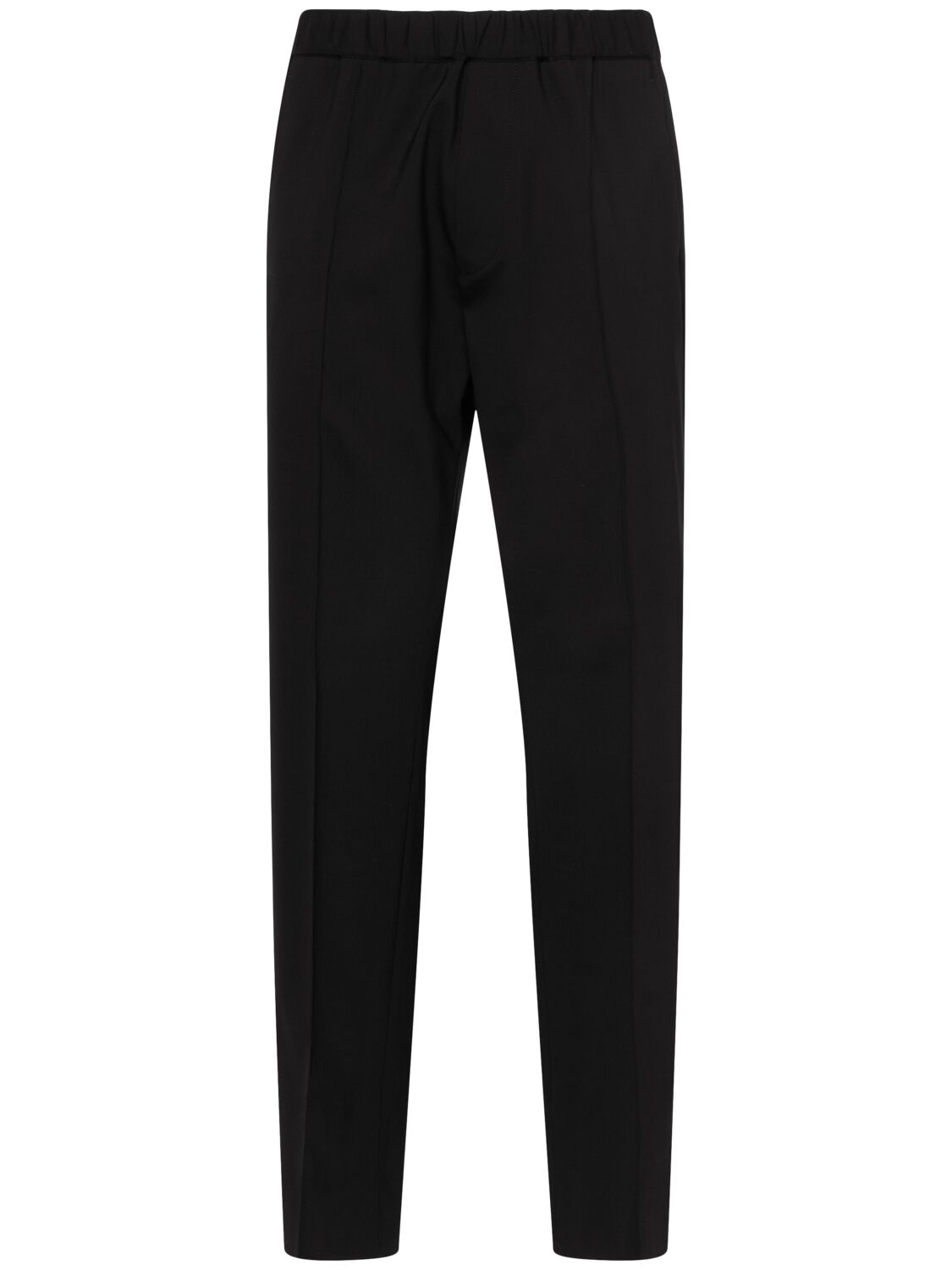 Dsquared2 Chic Stretch Wool Gym Pants In Black