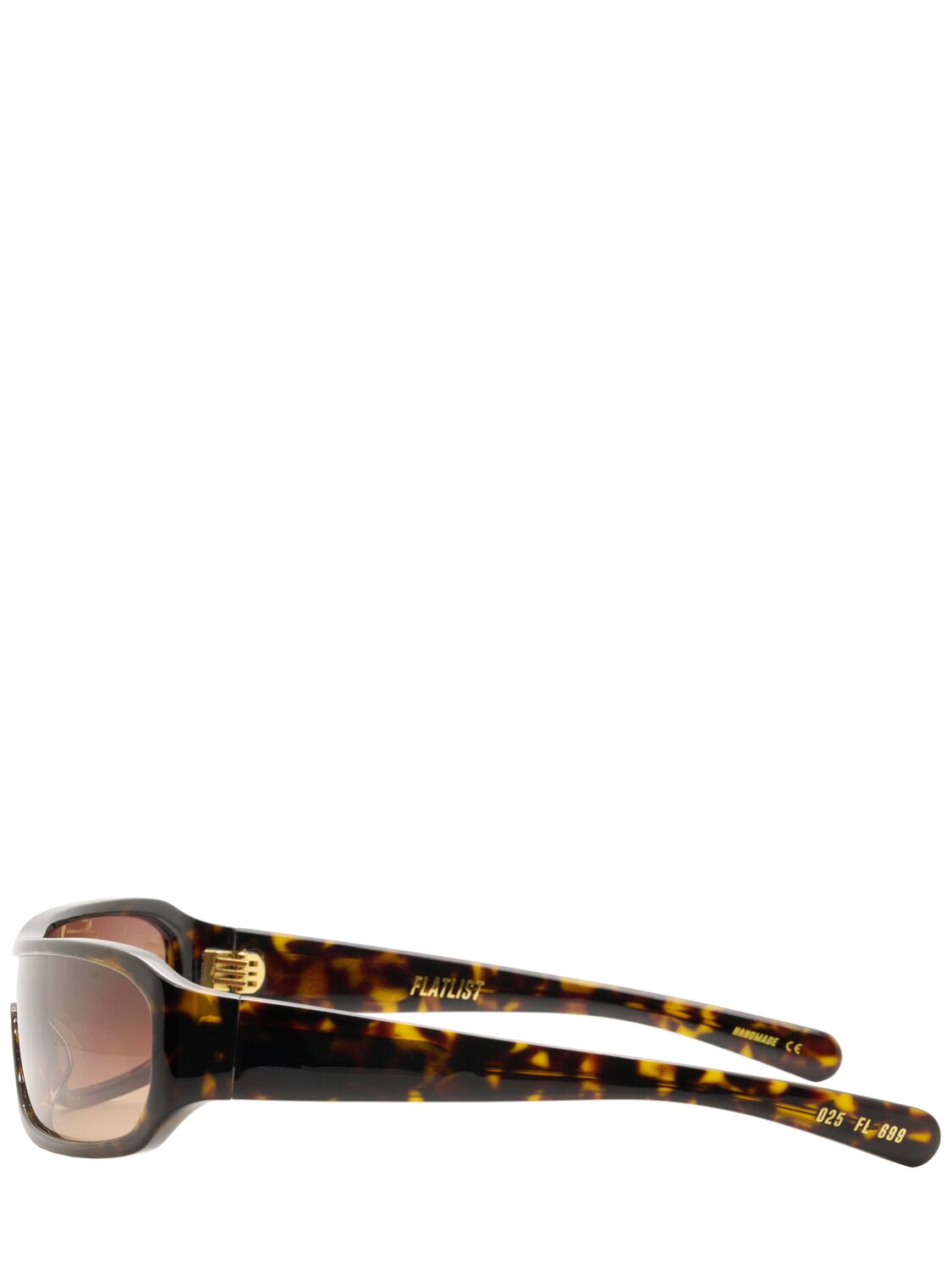 Shop Flatlist Eyewear Zoe Acetate Sunglasses W/ Brown Lenses In Tortoiseshell