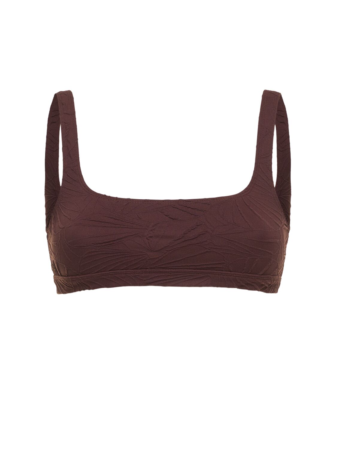 Loulou Studio Hephaistos Bikini Top In Bordeaux