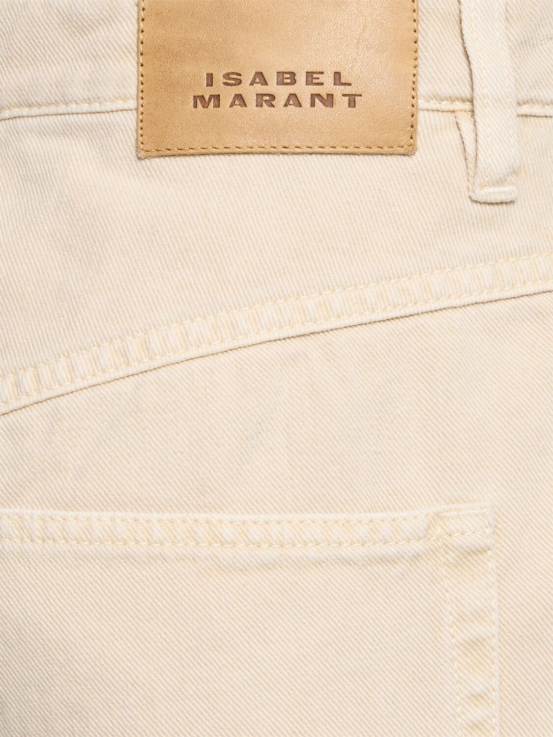 ISABEL MARANT ÉTOILE JOVANY HIGH WAIST COTTON SHORTS 