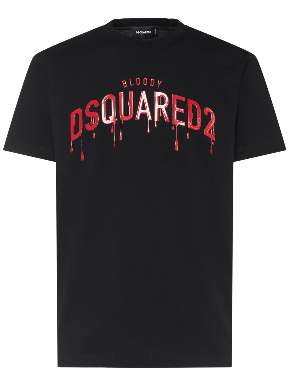 Shop Dsquared2 Cool Fit Bloody Logo T-shirt In Black