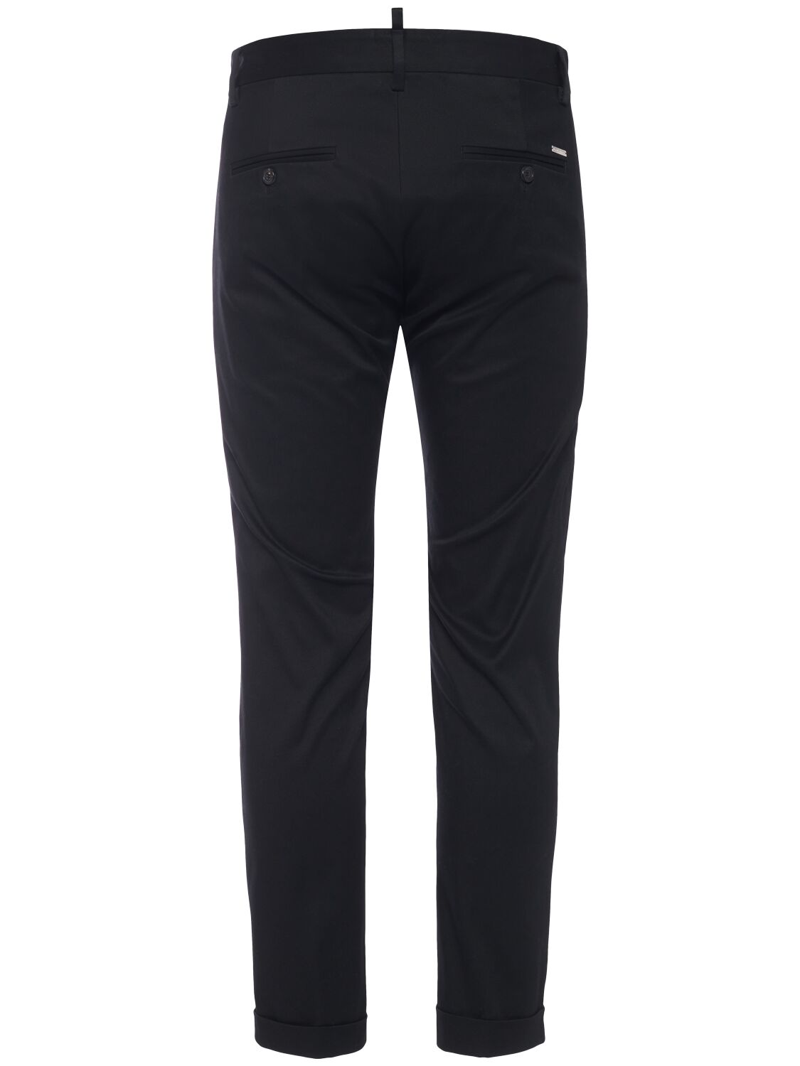 Shop Dsquared2 Cool Guy Stretch Cotton Pants In Black