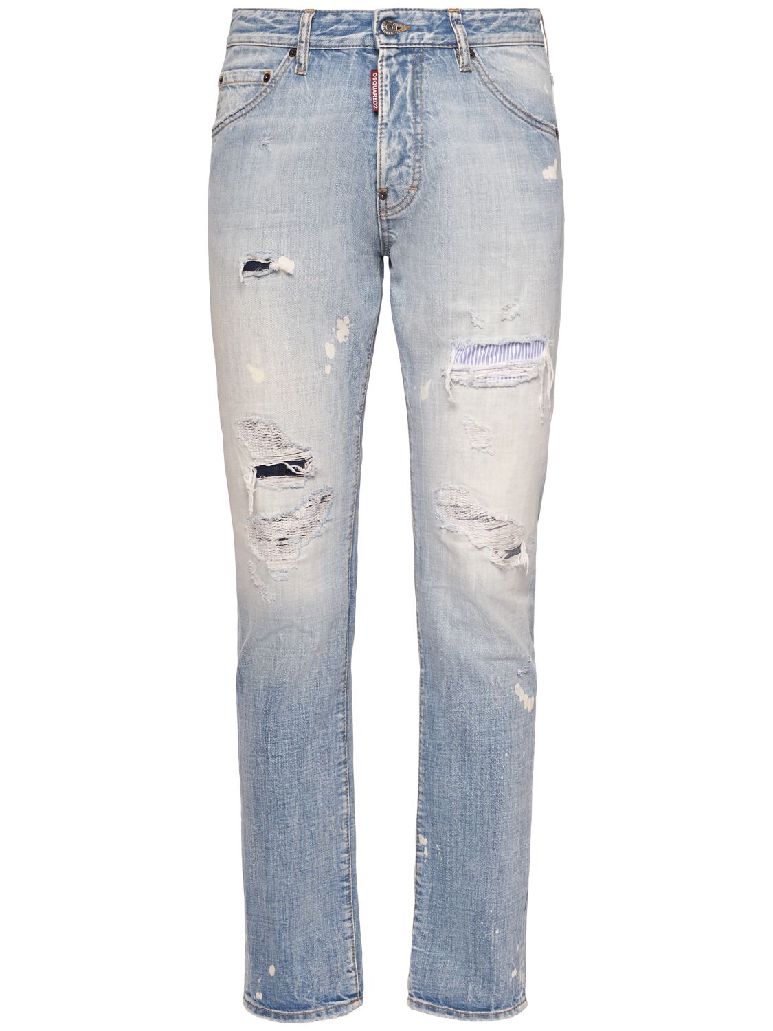 Dsquared2 Cool Guy Cotton Denim Jeans In Navy