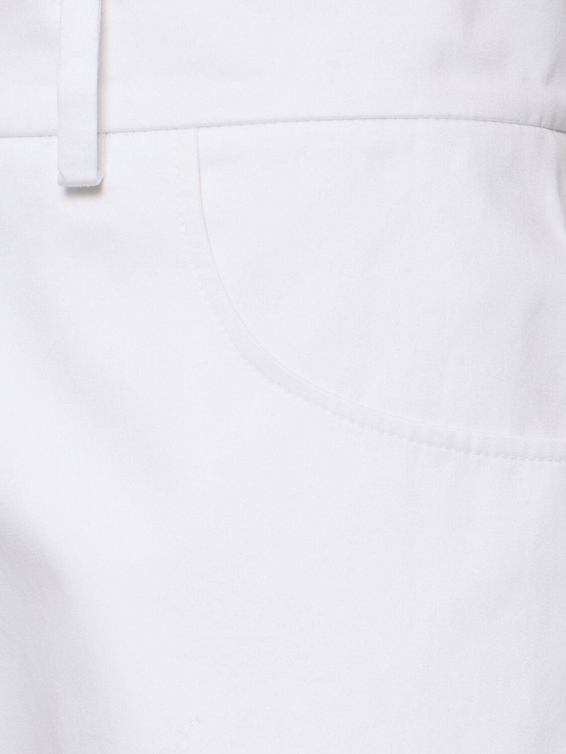 Shop Magda Butrym Cotton Shorts In White