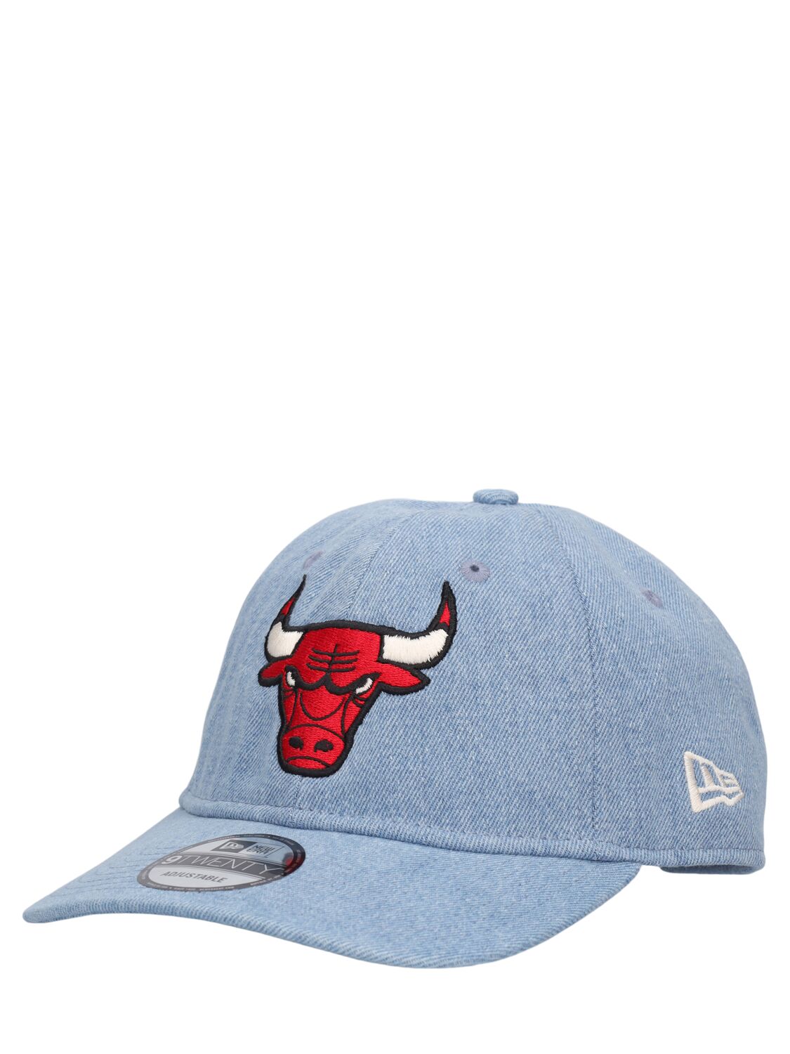 Shop New Era Washed Denim Chicago Bulls 9twenty Cap