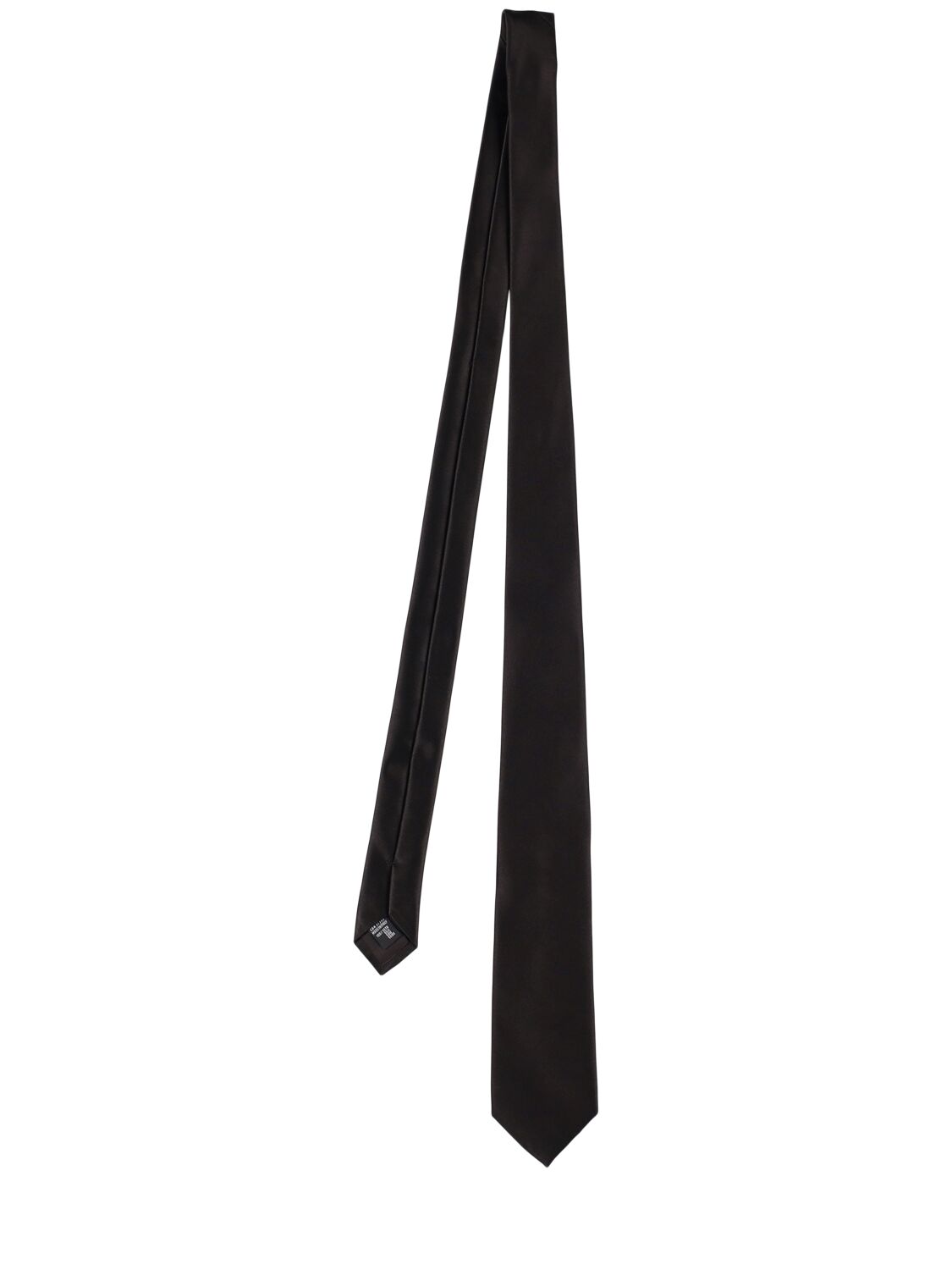 Giorgio Armani 7cm Silk Jacquard Tie In Black