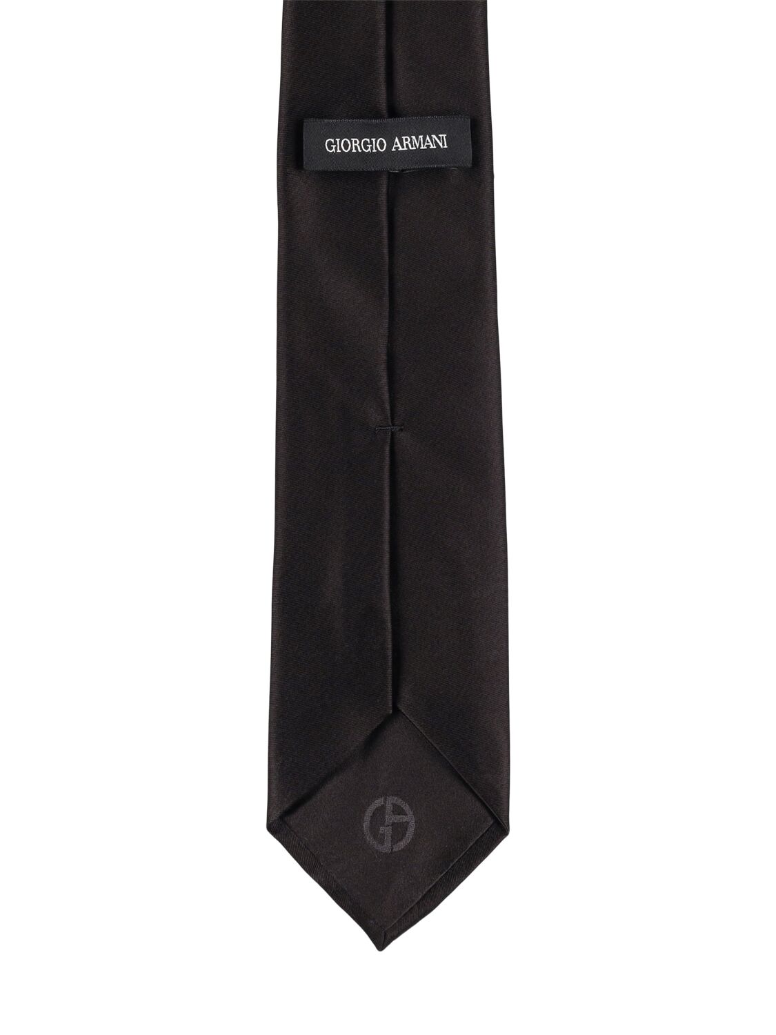 Shop Giorgio Armani 7cm Silk Jacquard Tie In Black