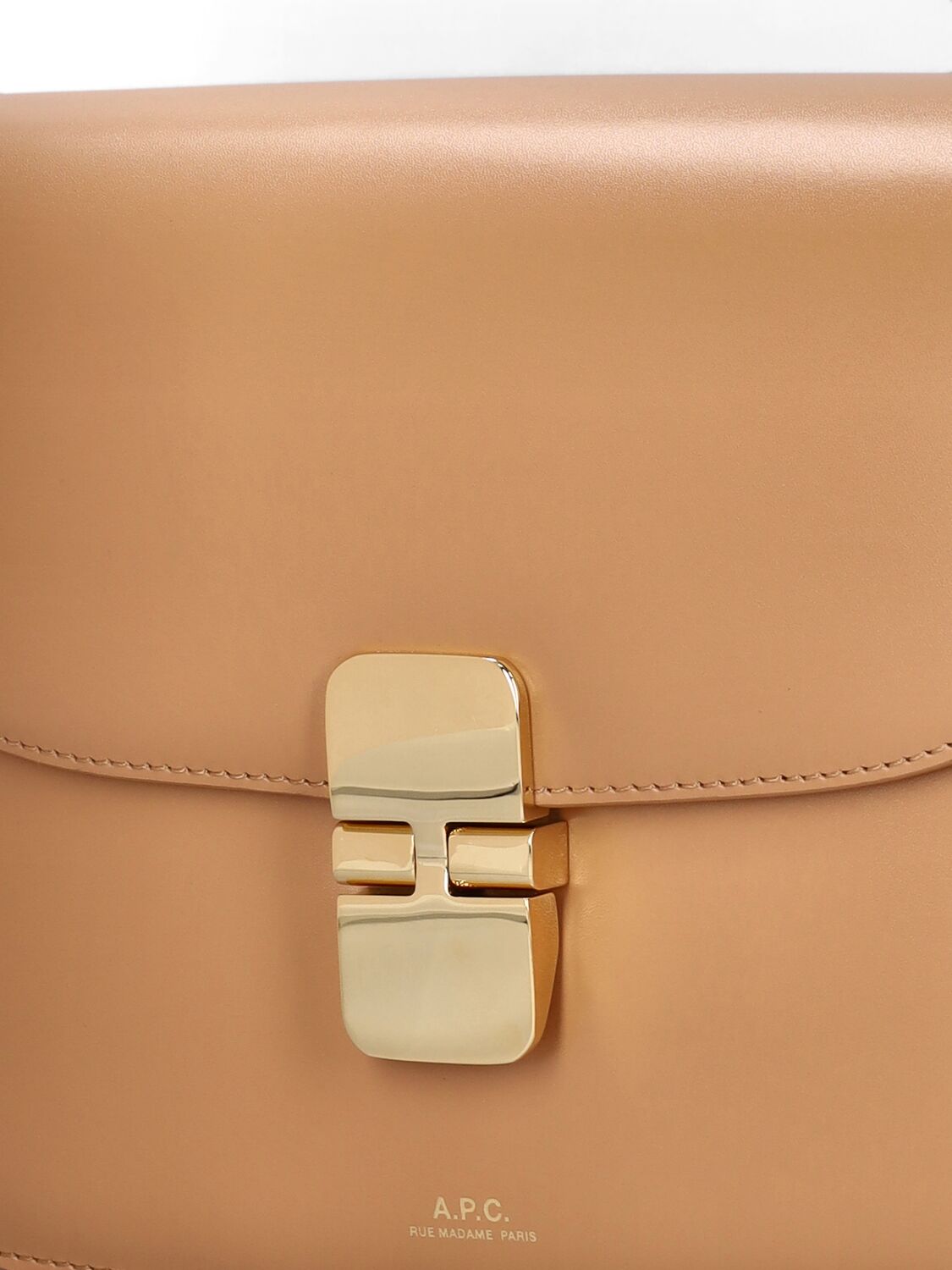 Shop Apc Small Grace Leather Shoulder Bag In Dulce