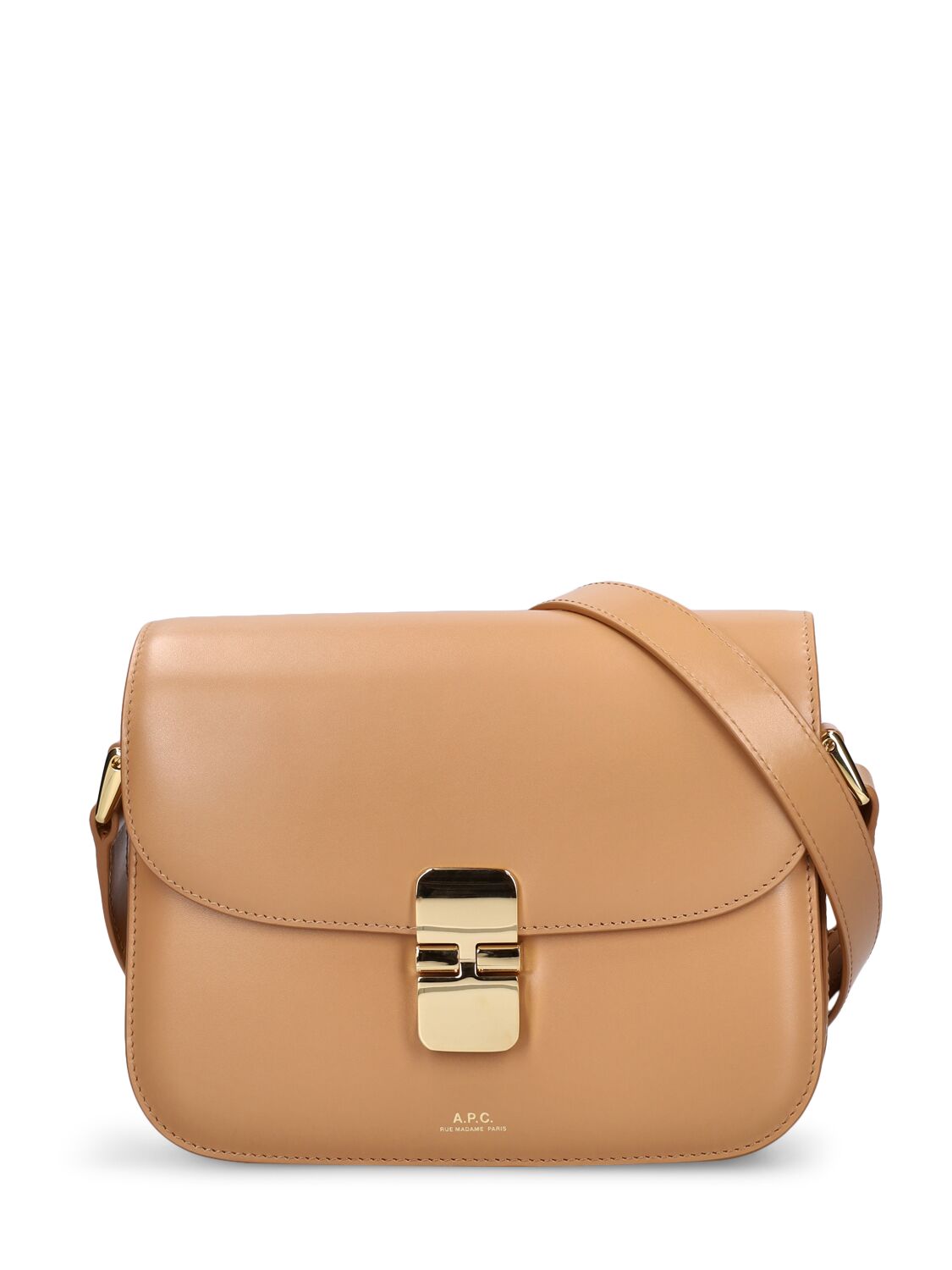 Apc Small Grace Leather Shoulder Bag In Dulce