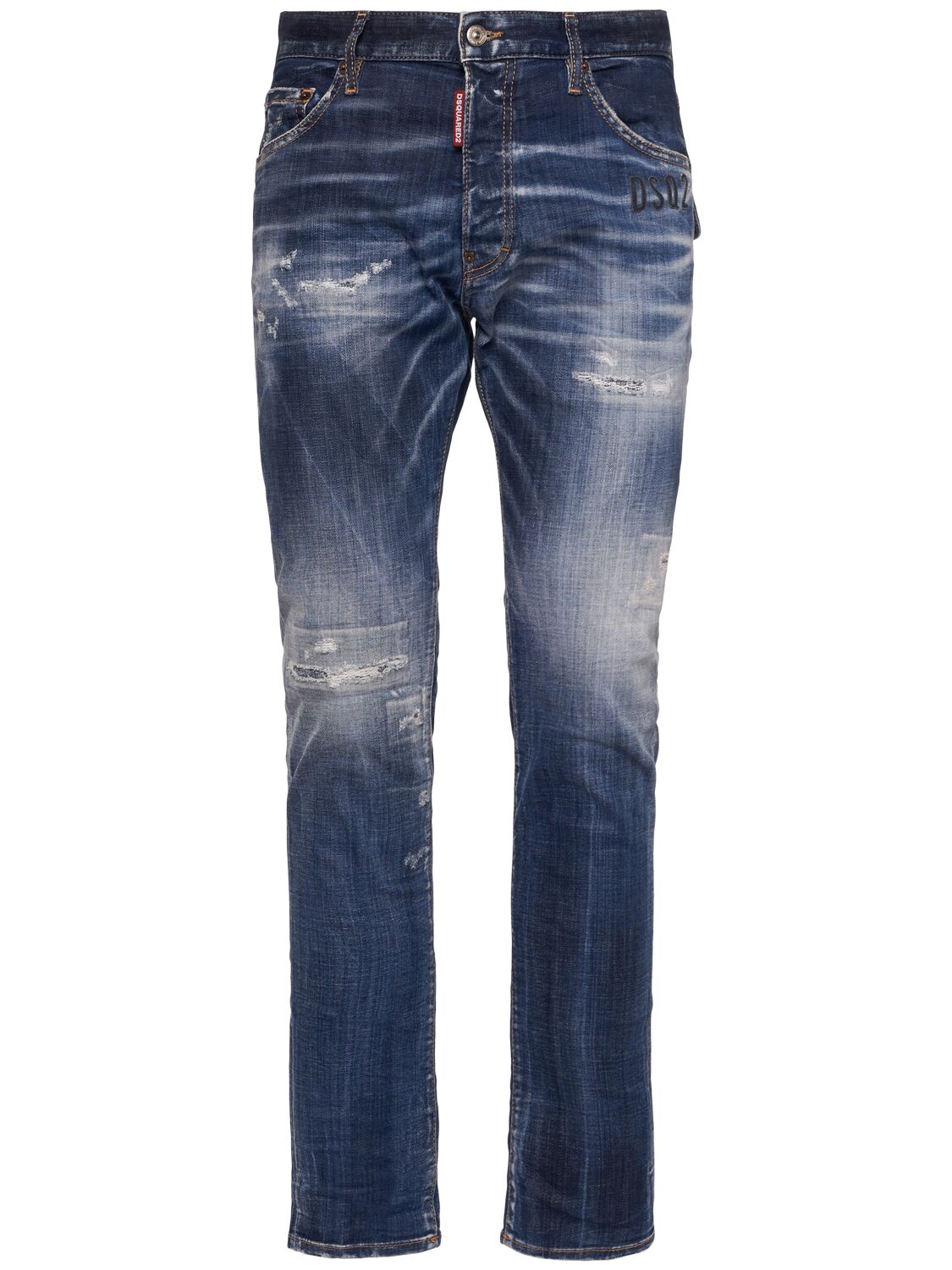 Dsquared2 Cool Guy Cotton Denim Jeans In Navy