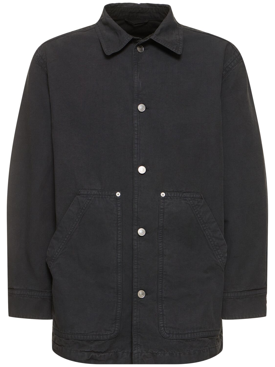 Marant Lawrence Cotton Workwear Jacket In Black