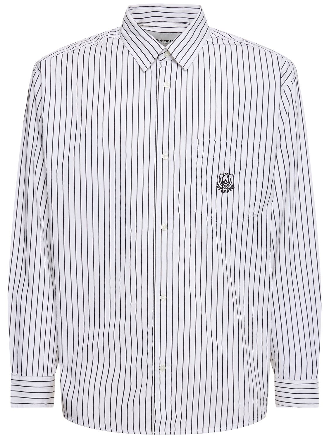 Carhartt Linus Long Sleeve Shirt In White,black