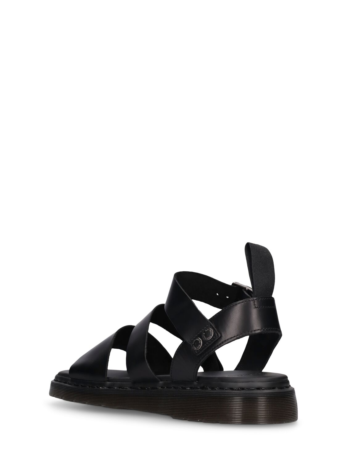 Shop Dr. Martens' Gryphon Leather Sandals In Black