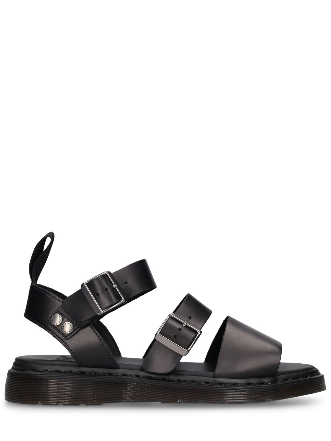 Dr. Martens Gryphon Leather Sandals In Black