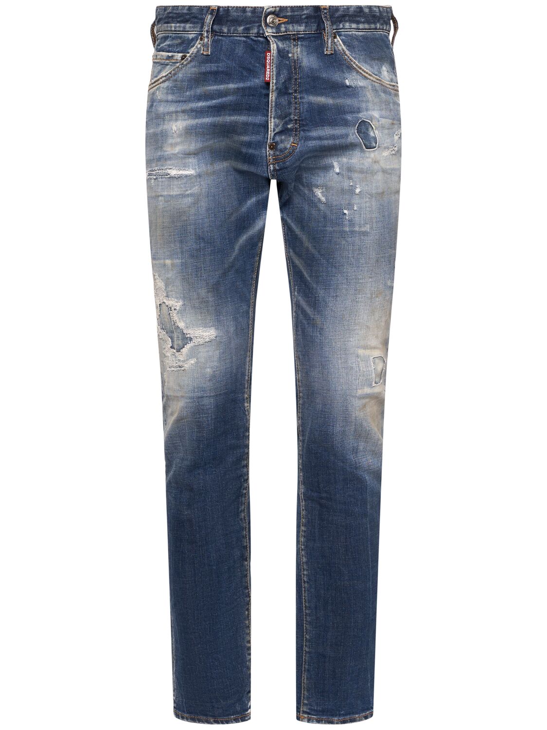 Dsquared2 Cool Guy Cotton Denim Jeans In Navy