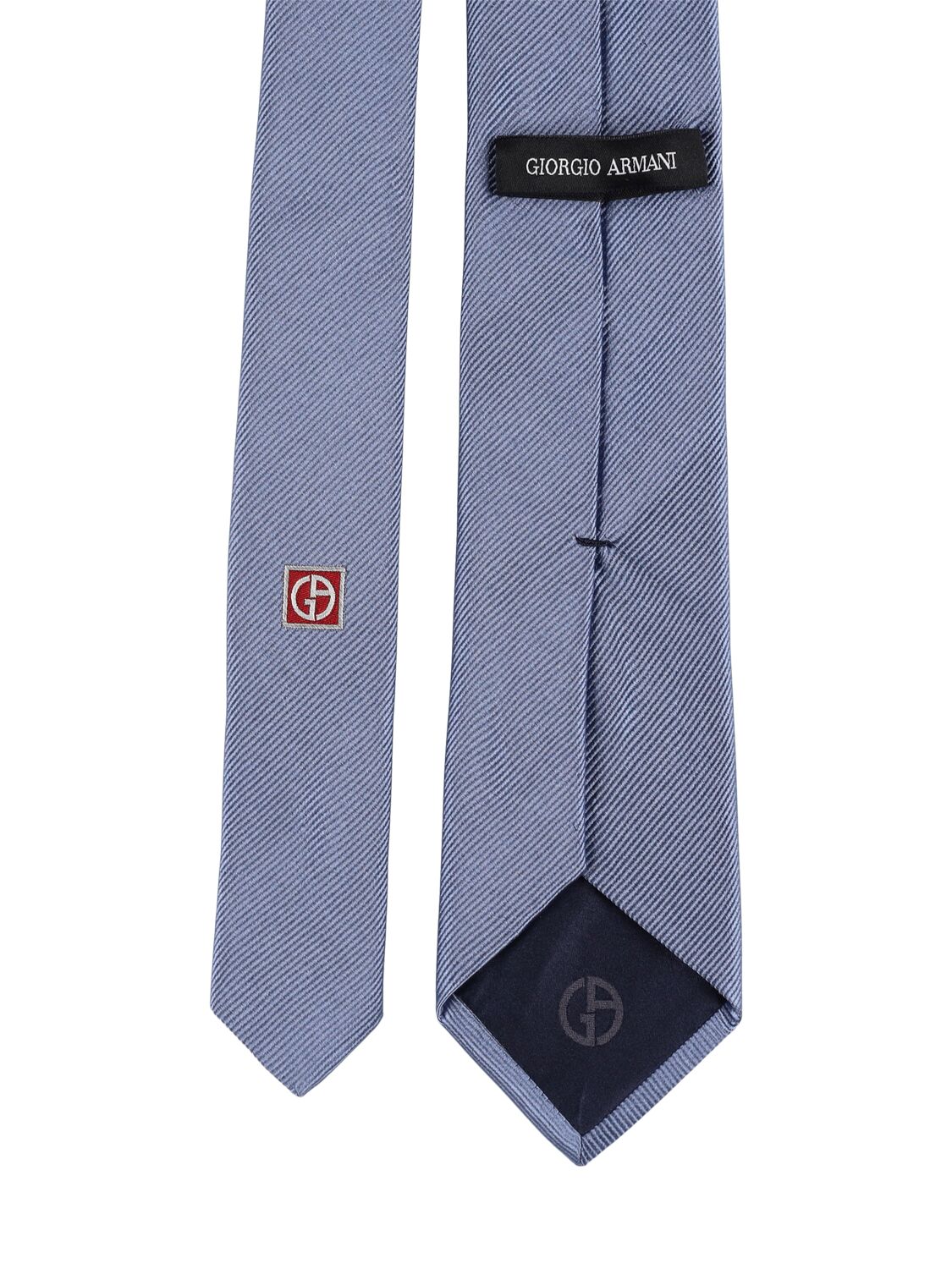 Shop Giorgio Armani 7cm Silk Tie In Ortensia