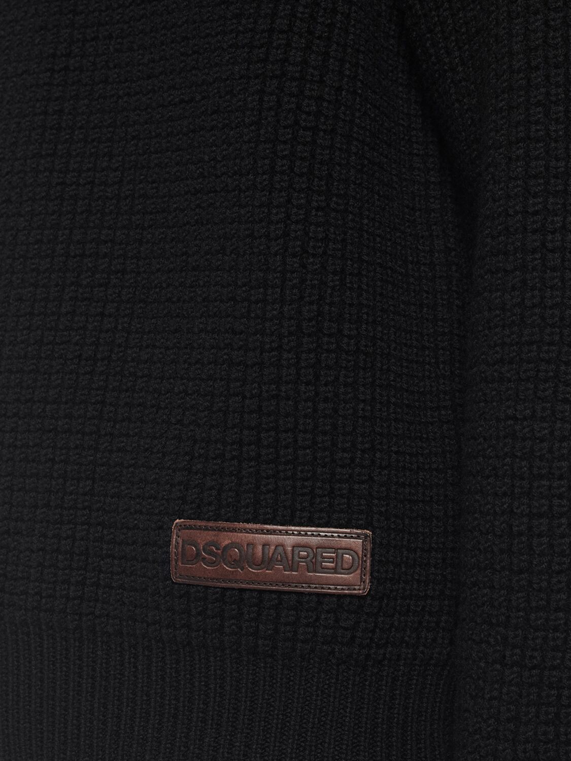 Shop Dsquared2 Distressed Crewneck Sweater In Black