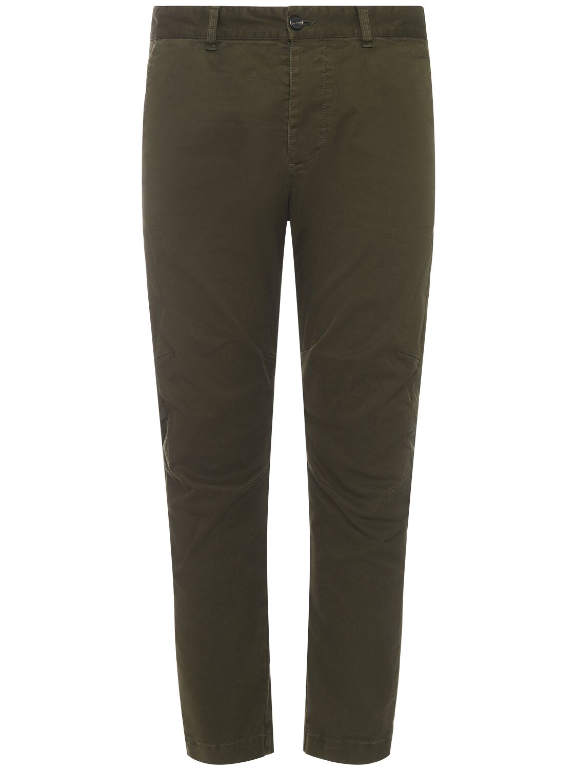 Dsquared2 Sexy Cotton Chino Pants In Military Green