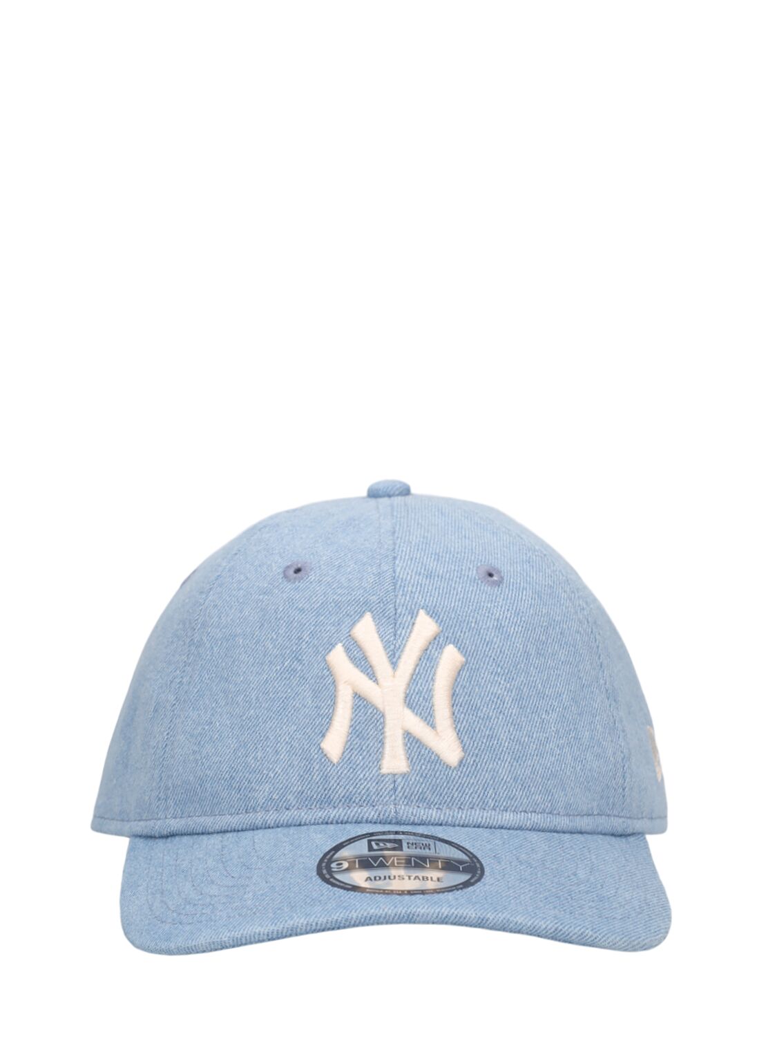 New Era Washed Denim New York Yankees Cap In Blue