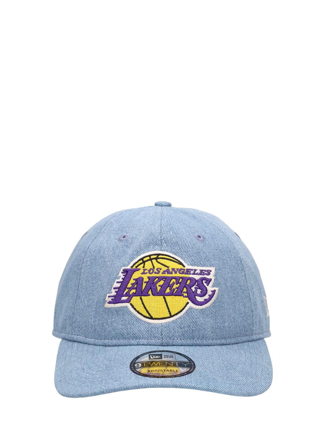 New Era Washed Denim Los Angeles Lakers棒球帽 In Washed Denim