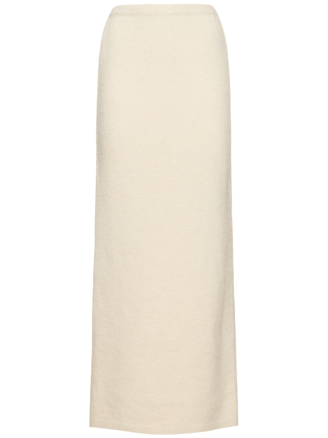 Image of Alpaca Blend Knit Skirt