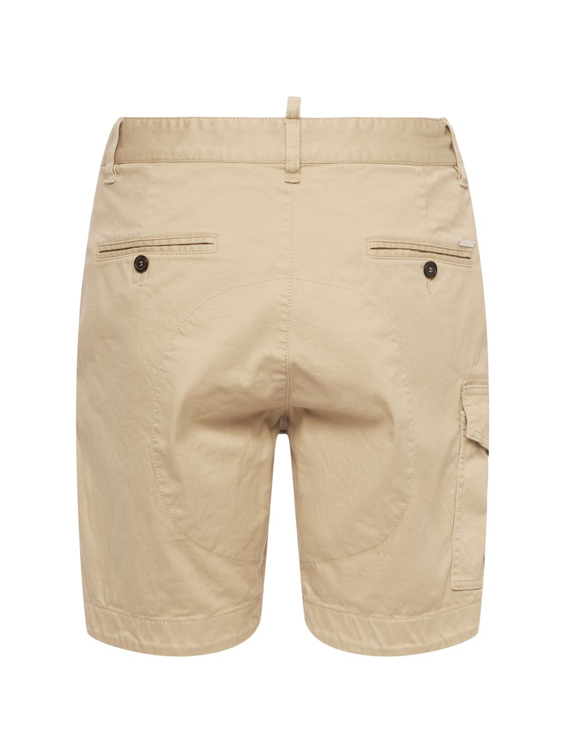 Shop Dsquared2 Sexy Cargo Cotton Drill Shorts In Desert Tan