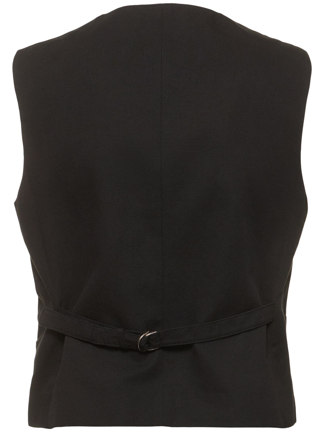 Shop Dunst Cotton & Linen Vest In Black