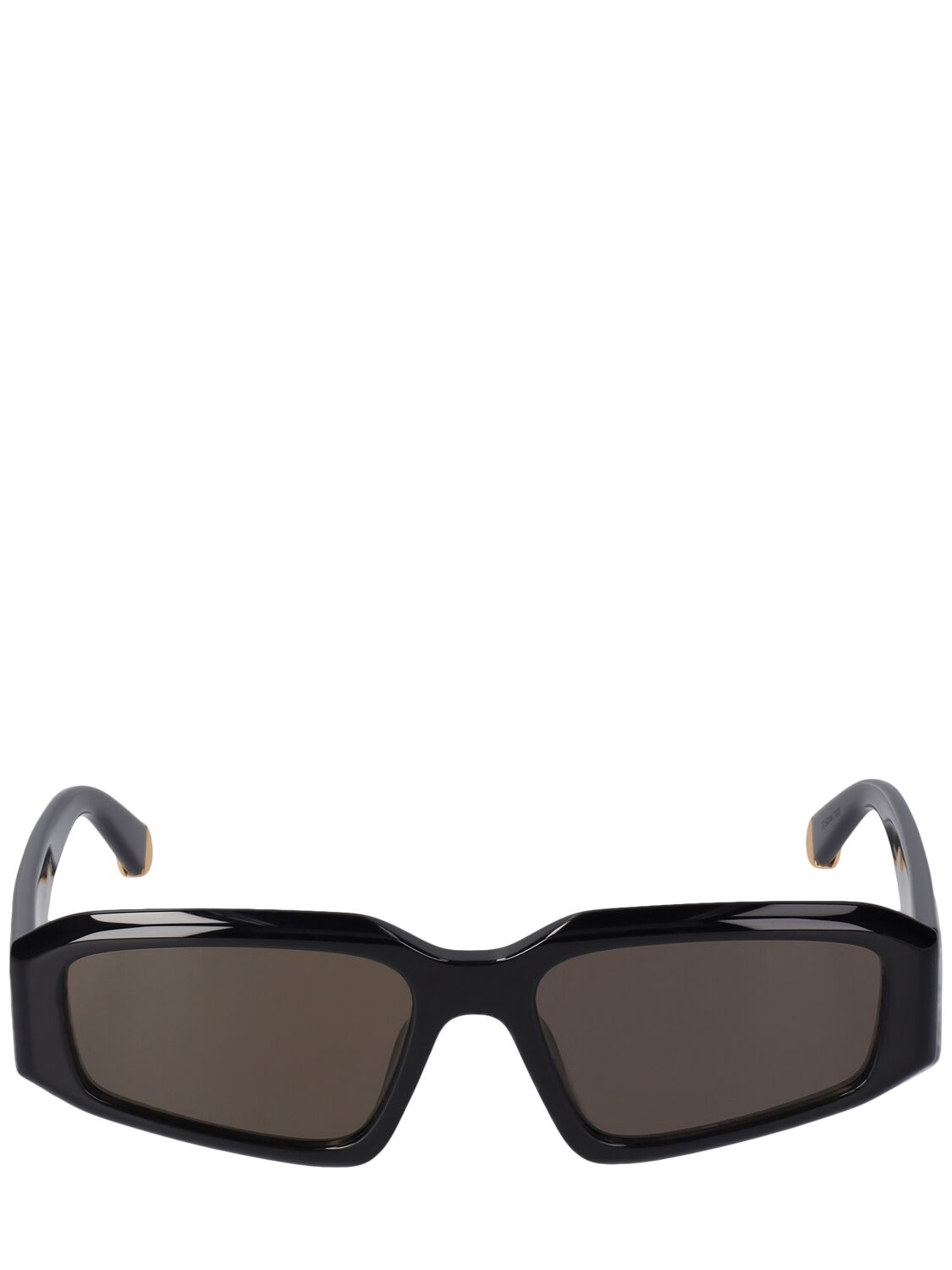 Stella Mccartney Squared Acetate Sunglasses In Black,brown
