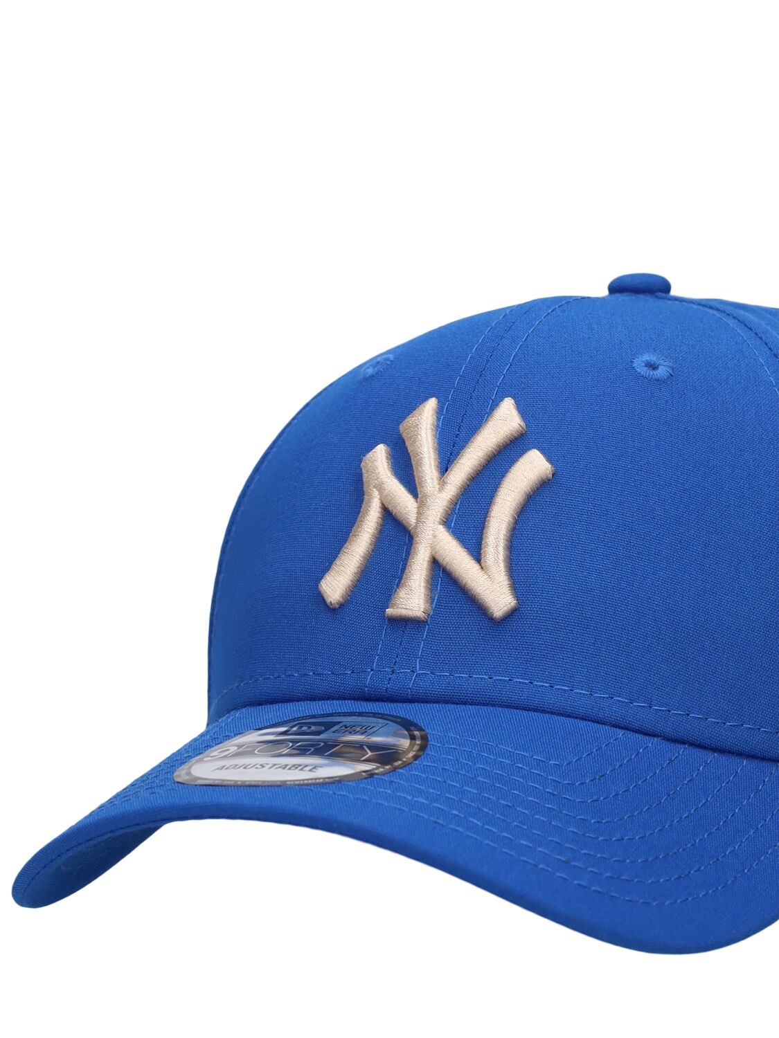 Shop New Era Ny Yankees Repreve 9forty Tech Cap In Blue,beige