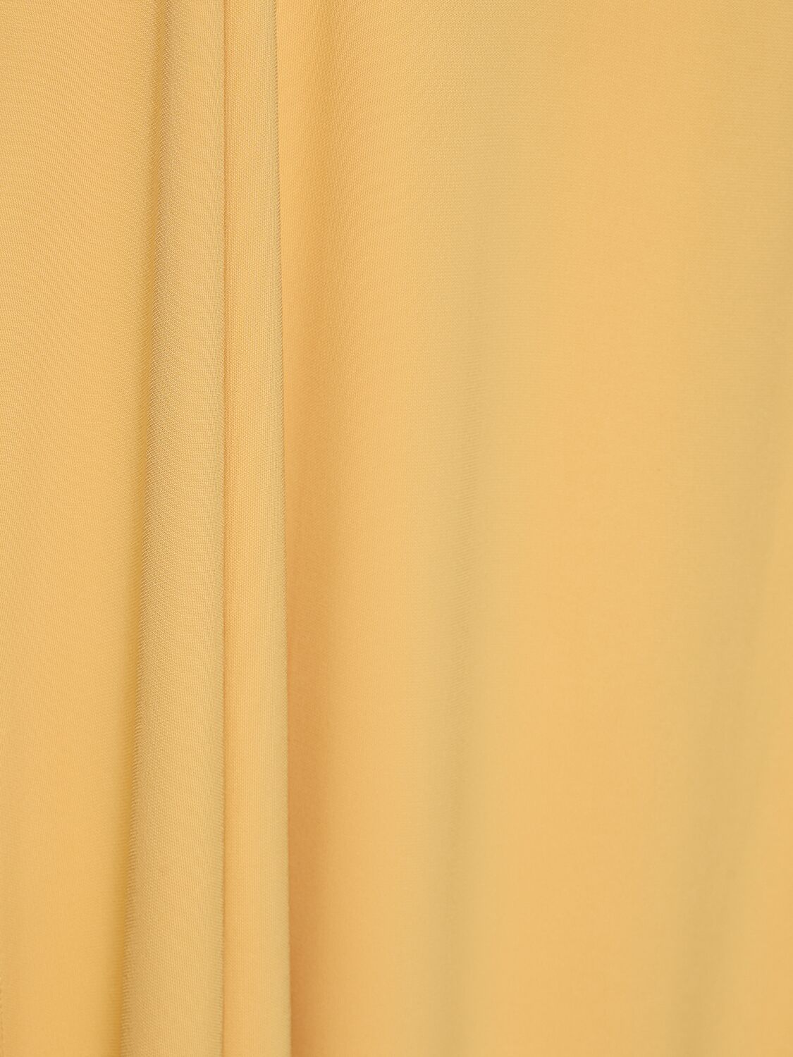Shop Totême Fluid Jersey Viscose Long Dress In Yellow