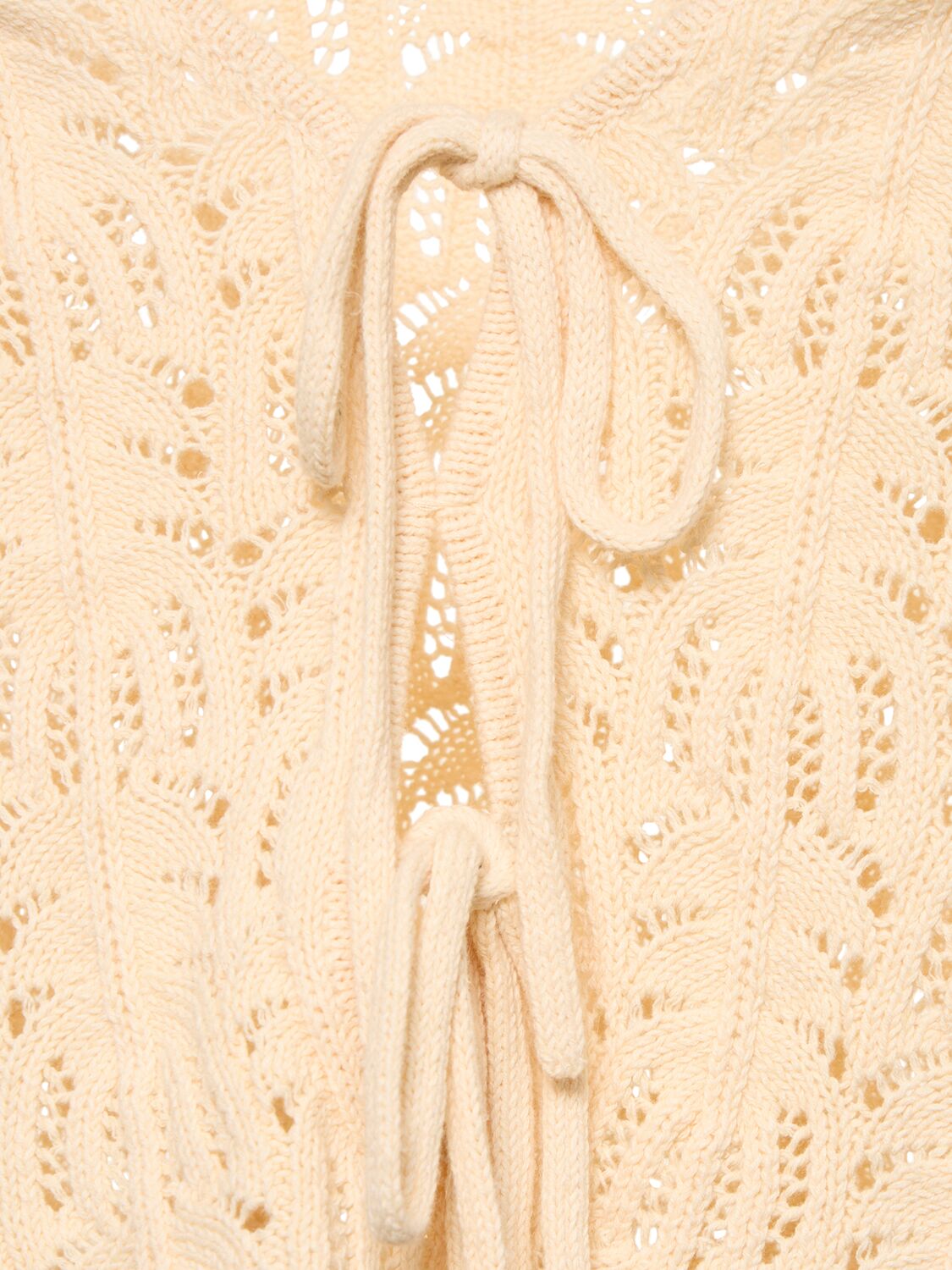 Shop The Garment Egypt Crochet Cotton Linen Top In Bone