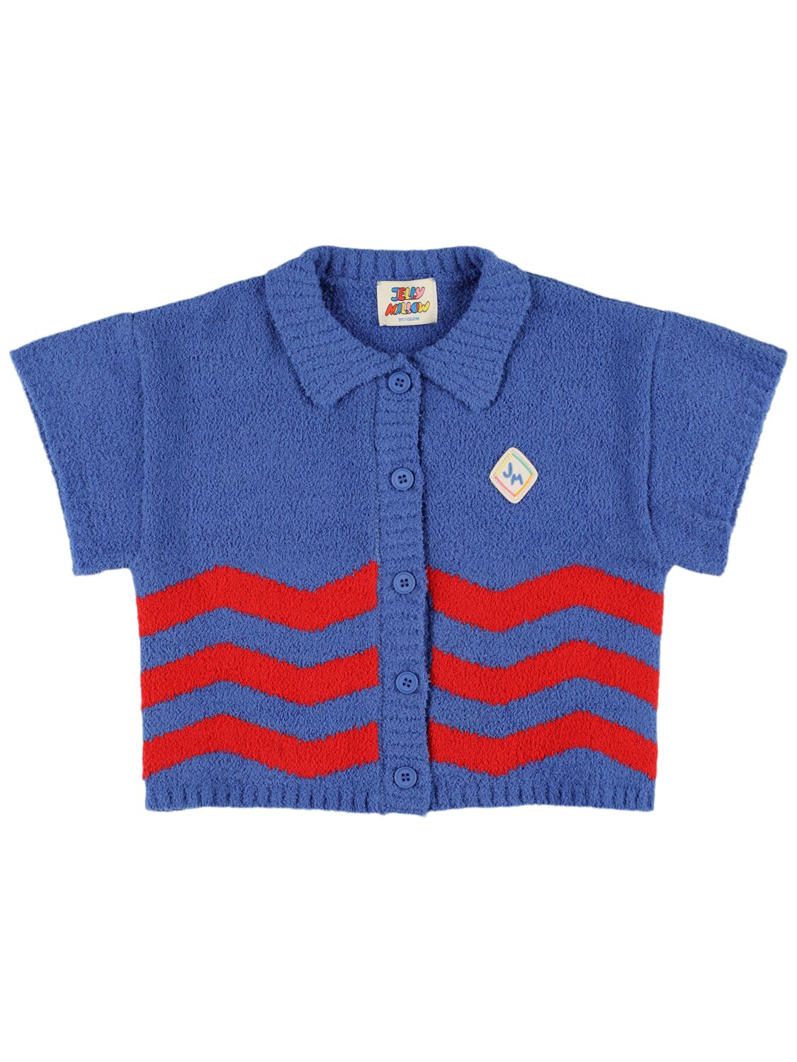 Jellymallow Kids' Tech Knit Shirt In Blue