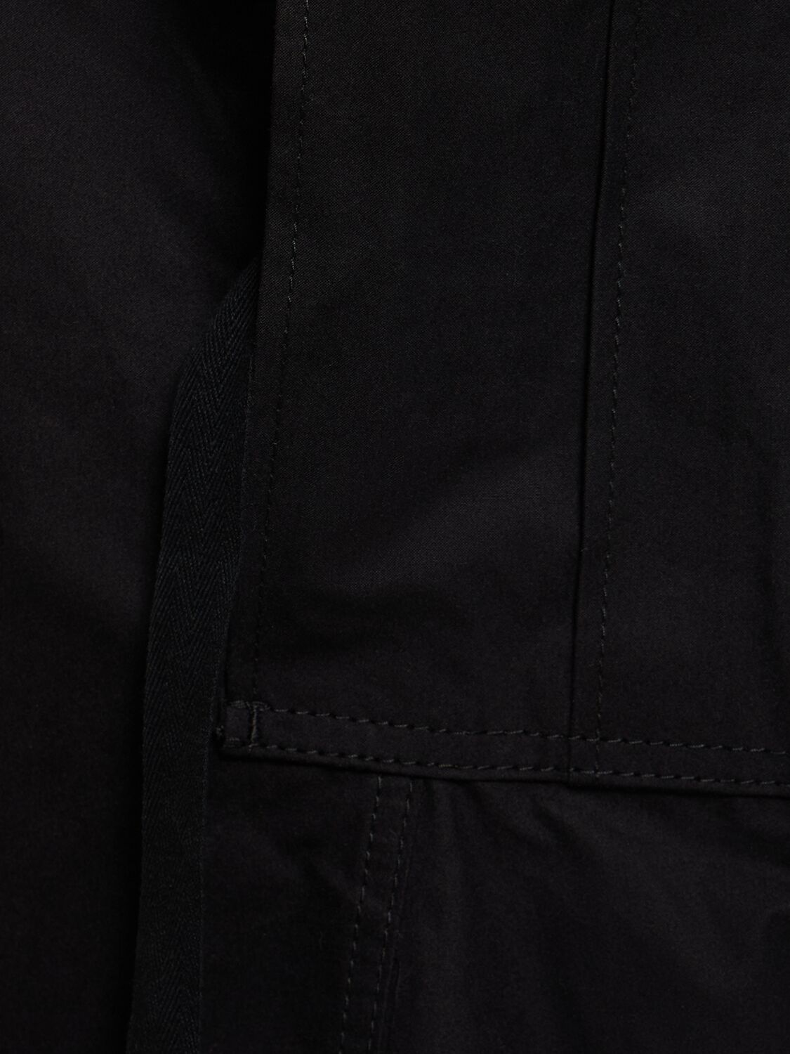 Shop Doublet Cotton Cargo Pants In Black
