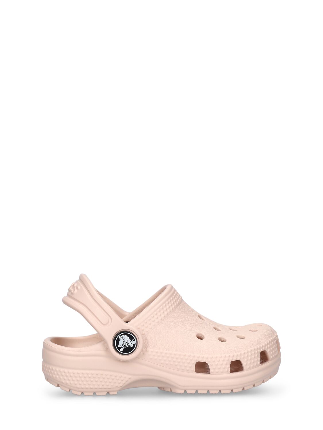 Crocs Kids' Classic Clog橡胶凉鞋 In Light Pink