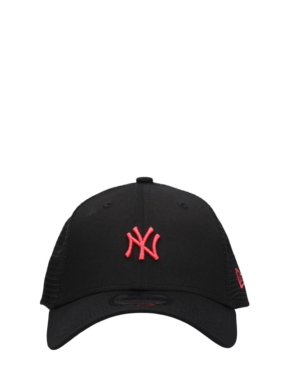 New Era Ny Yankees 9forty Trucker Cap In Black,red