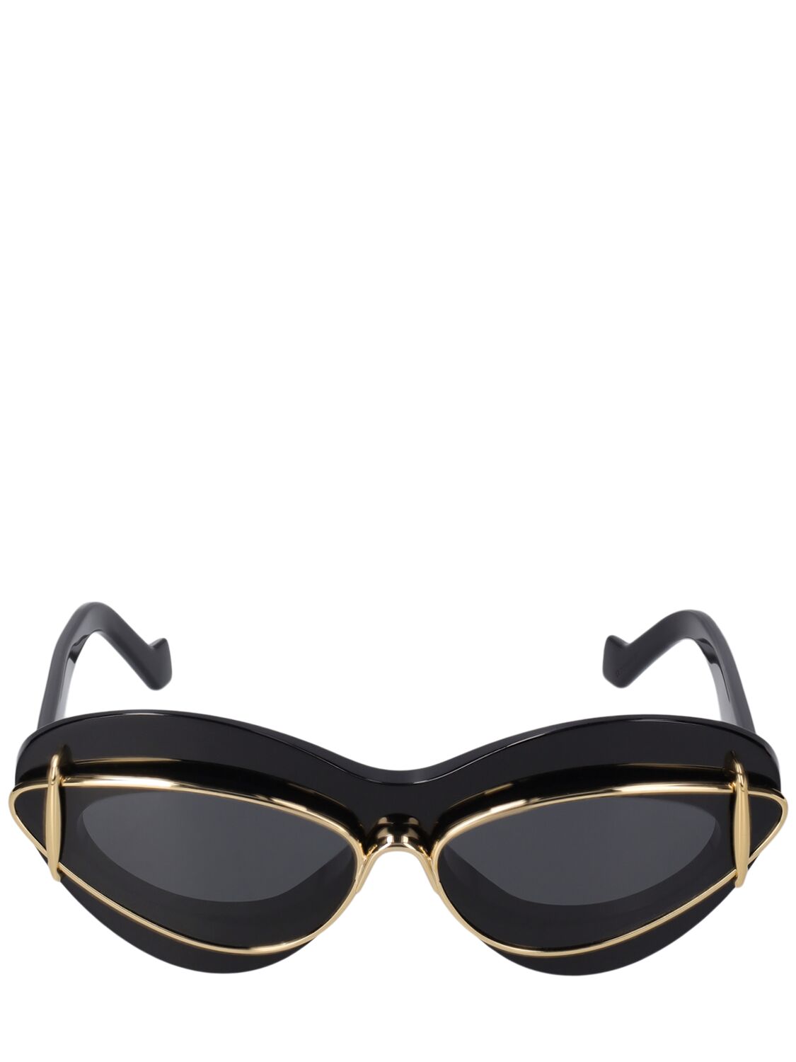 Loewe Double Frame Acetate Sunglasses In Black