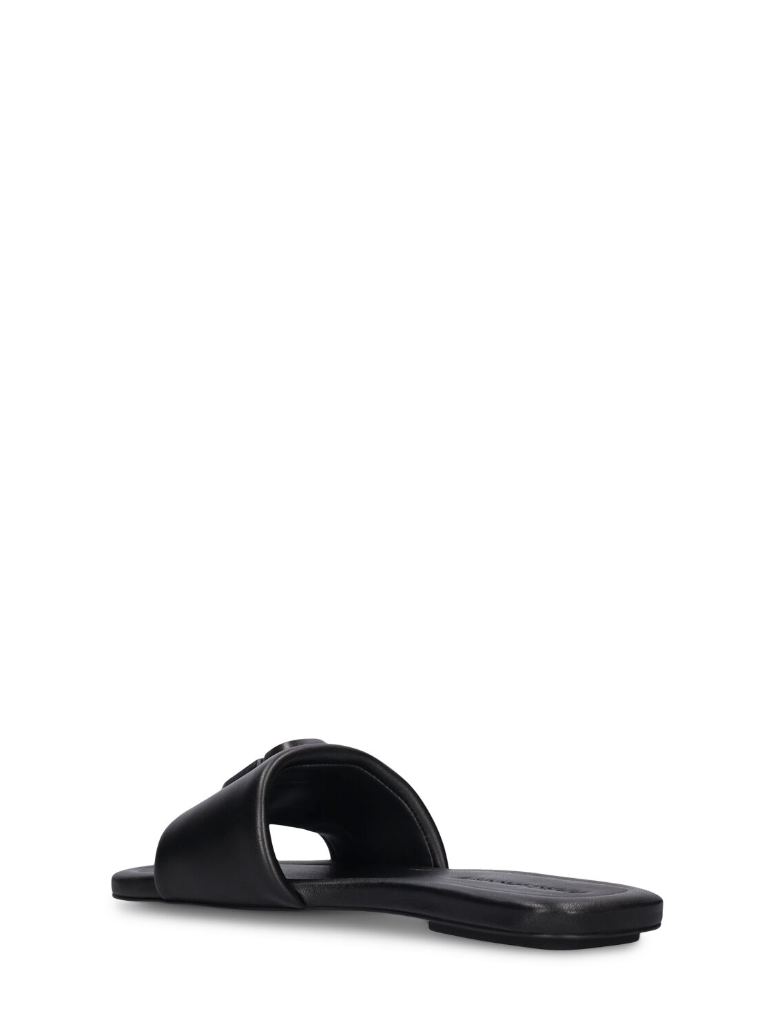 Shop Marc Jacobs 10mm The J Marc Leather Sandals In Black