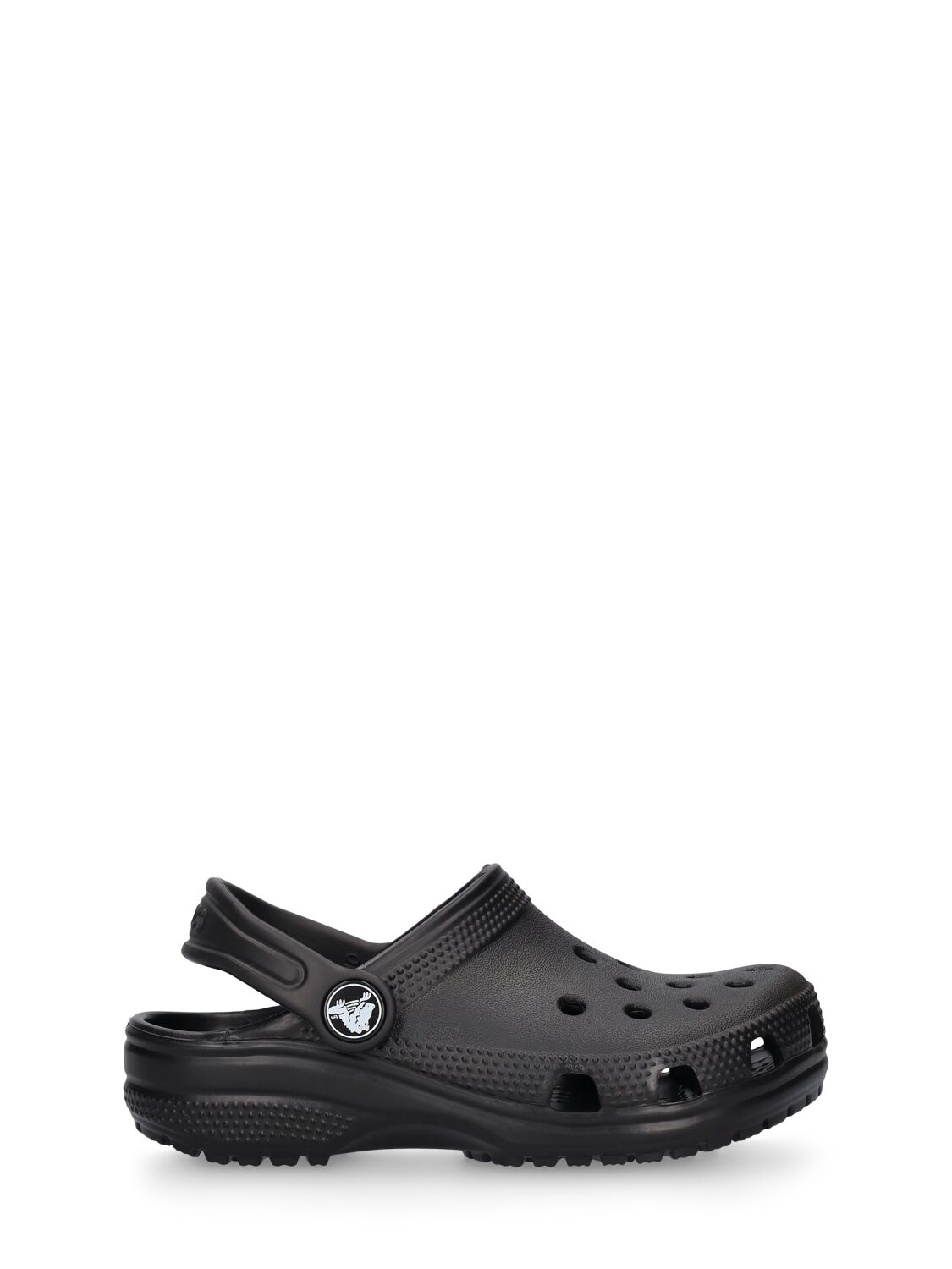 Shop Crocs Classic Clog Rubber  In Black